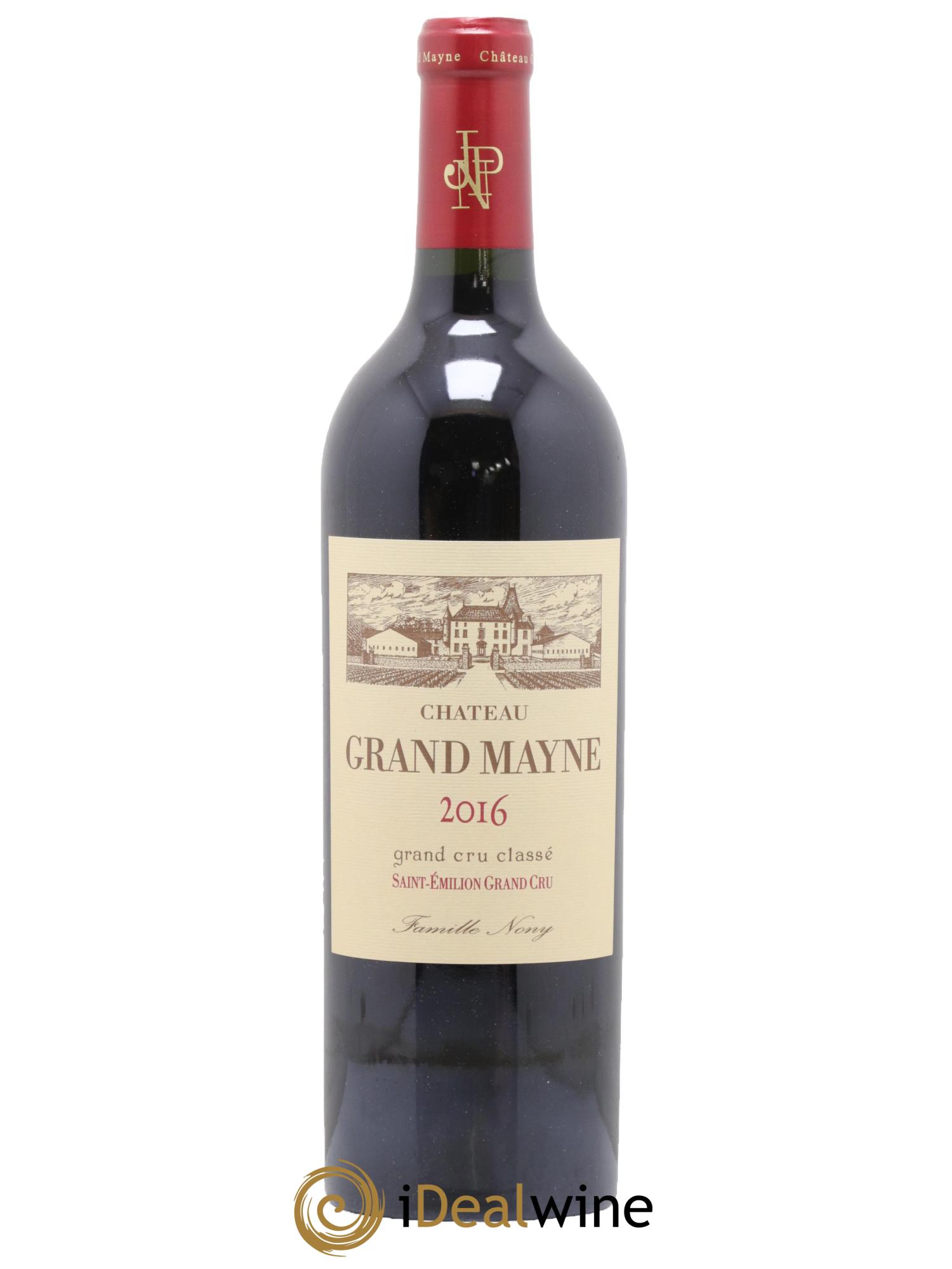 Château Grand Mayne Grand Cru Classé 2016 - Lot de 1 bouteille - 0