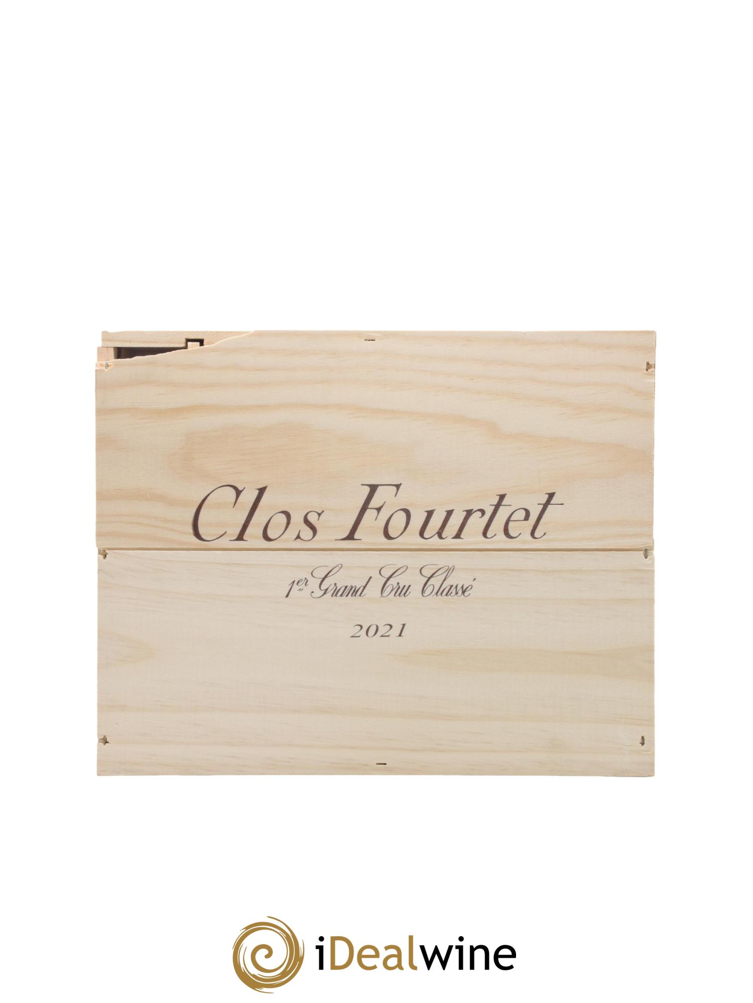 Clos Fourtet 1er Grand Cru Classé B  2021 - Lot of 3 bottles - 1