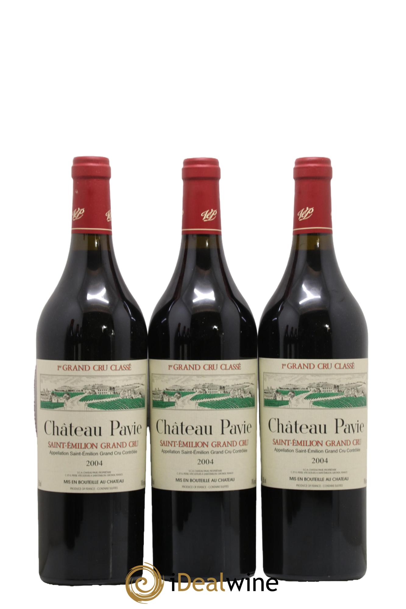 Château Pavie 1er Grand Cru Classé A 2004 - Lot de 6 bouteilles - 1