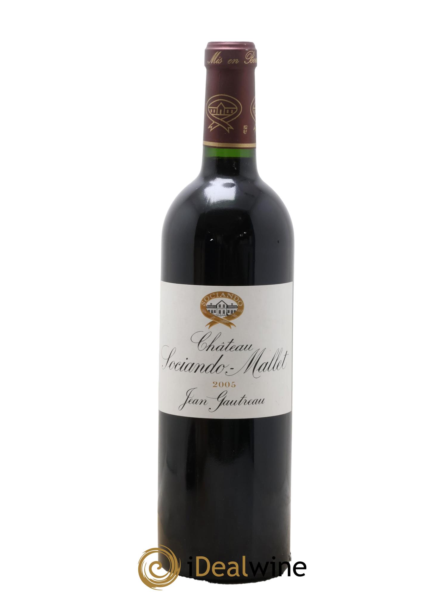 Château Sociando Mallet 2005 - Lotto di 1 bottiglia - 0