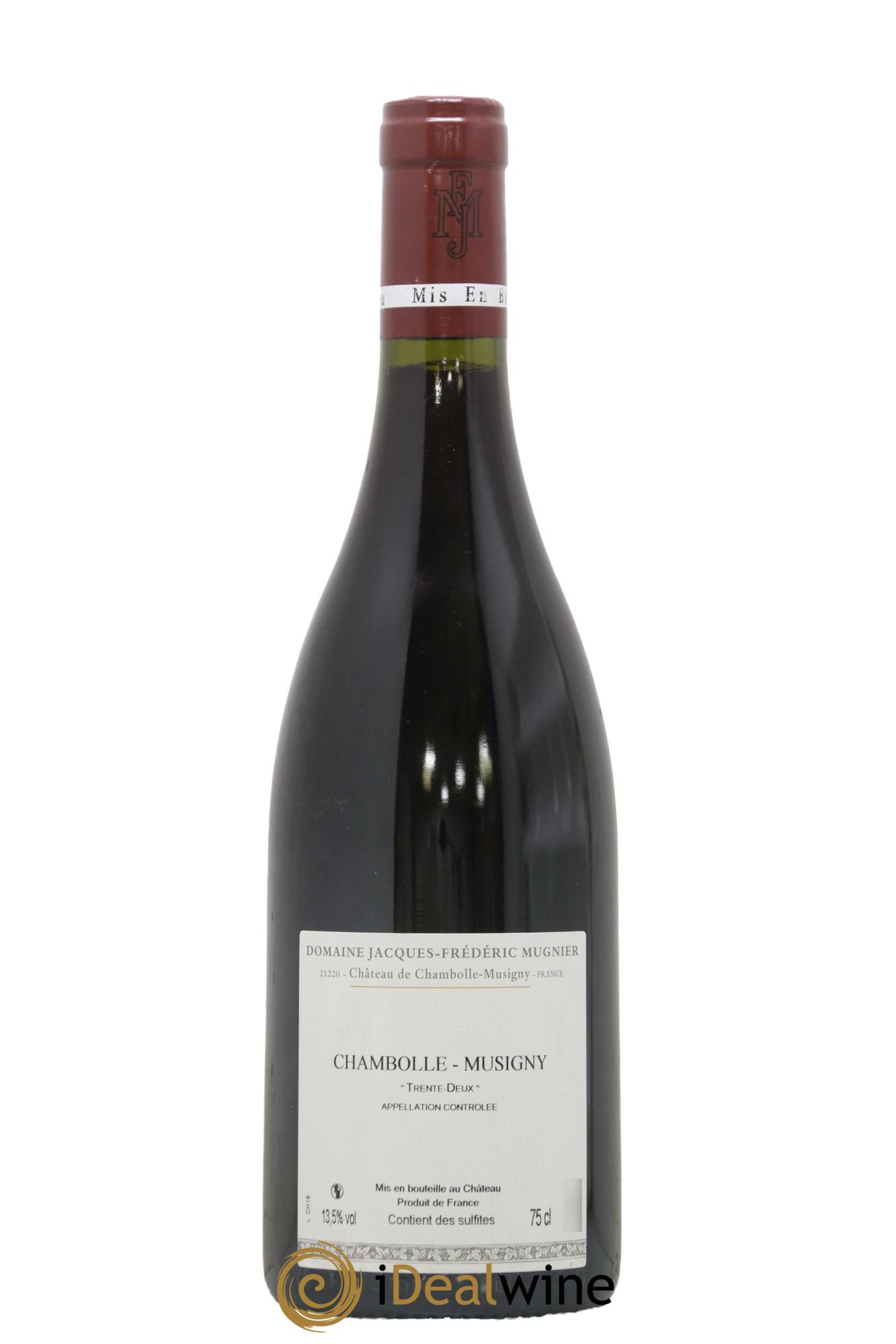 Chambolle-Musigny Trente deux Jacques-Frédéric Mugnier 2016 - Lot de 1 bouteille - 1