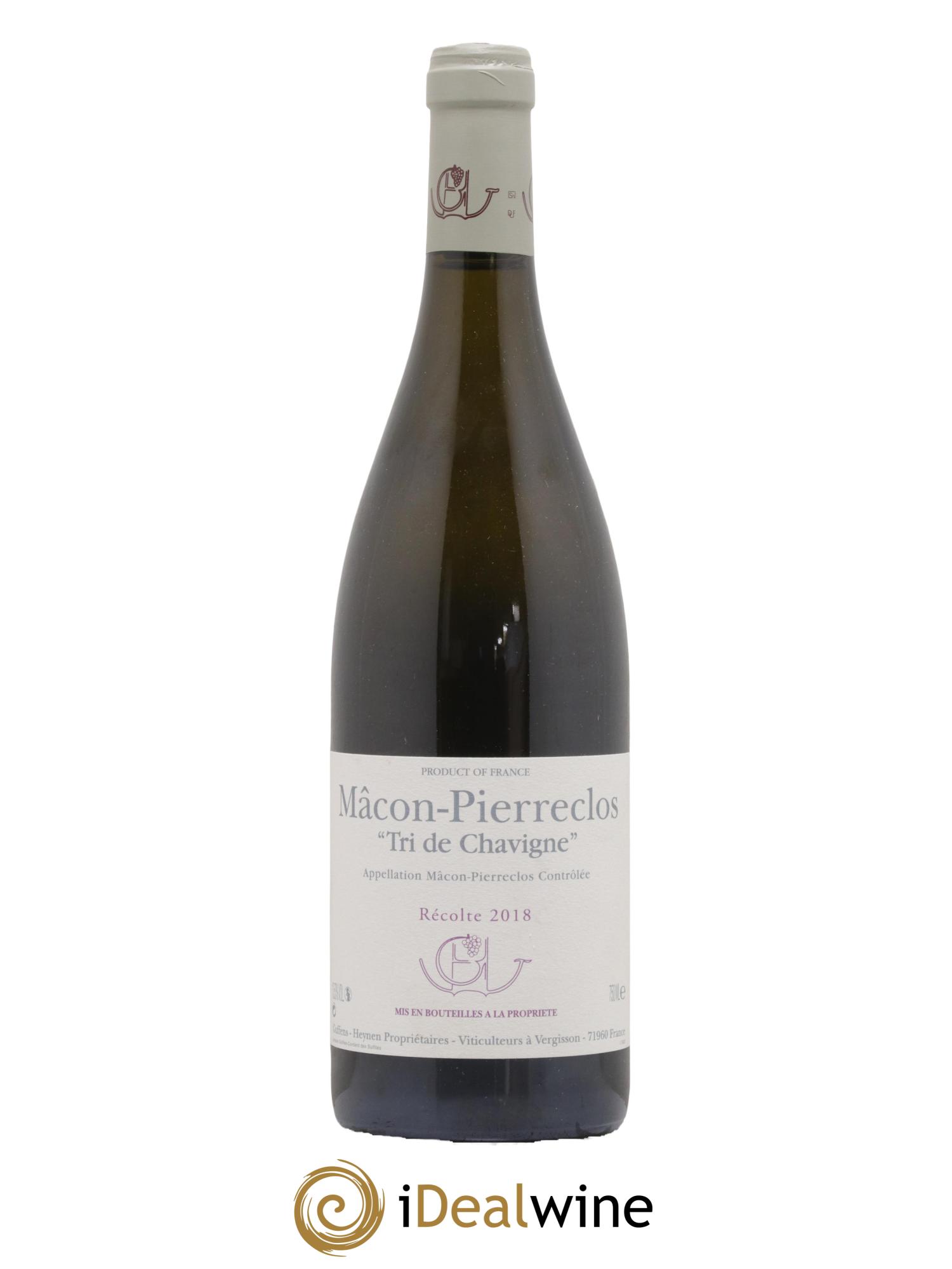 Mâcon-Pierreclos Tri de Chavigne Guffens-Heynen 2018 - Lot de 1 bouteille - 0