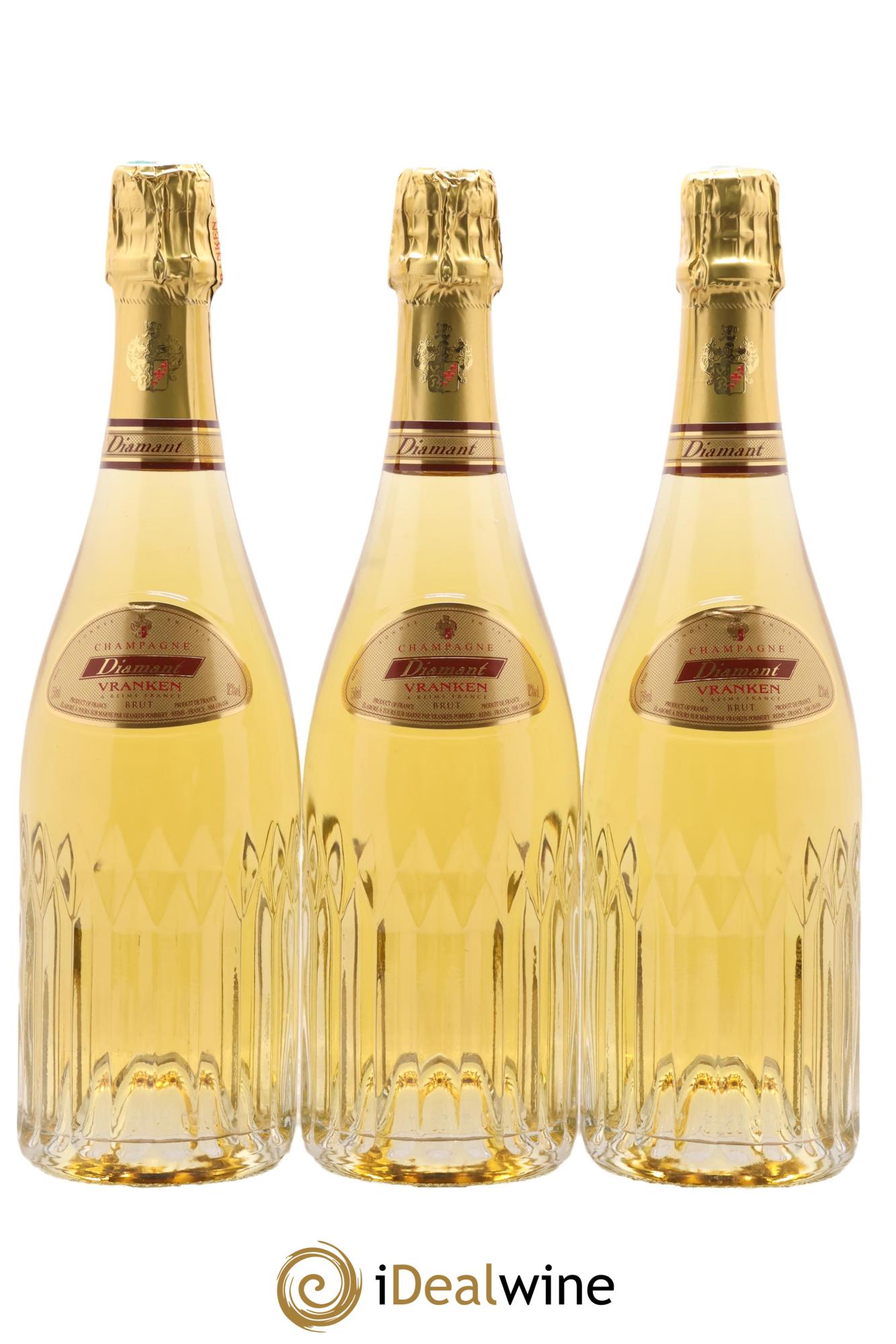 Champagne Diamant Vranken - Lot de 3 bouteilles - 1