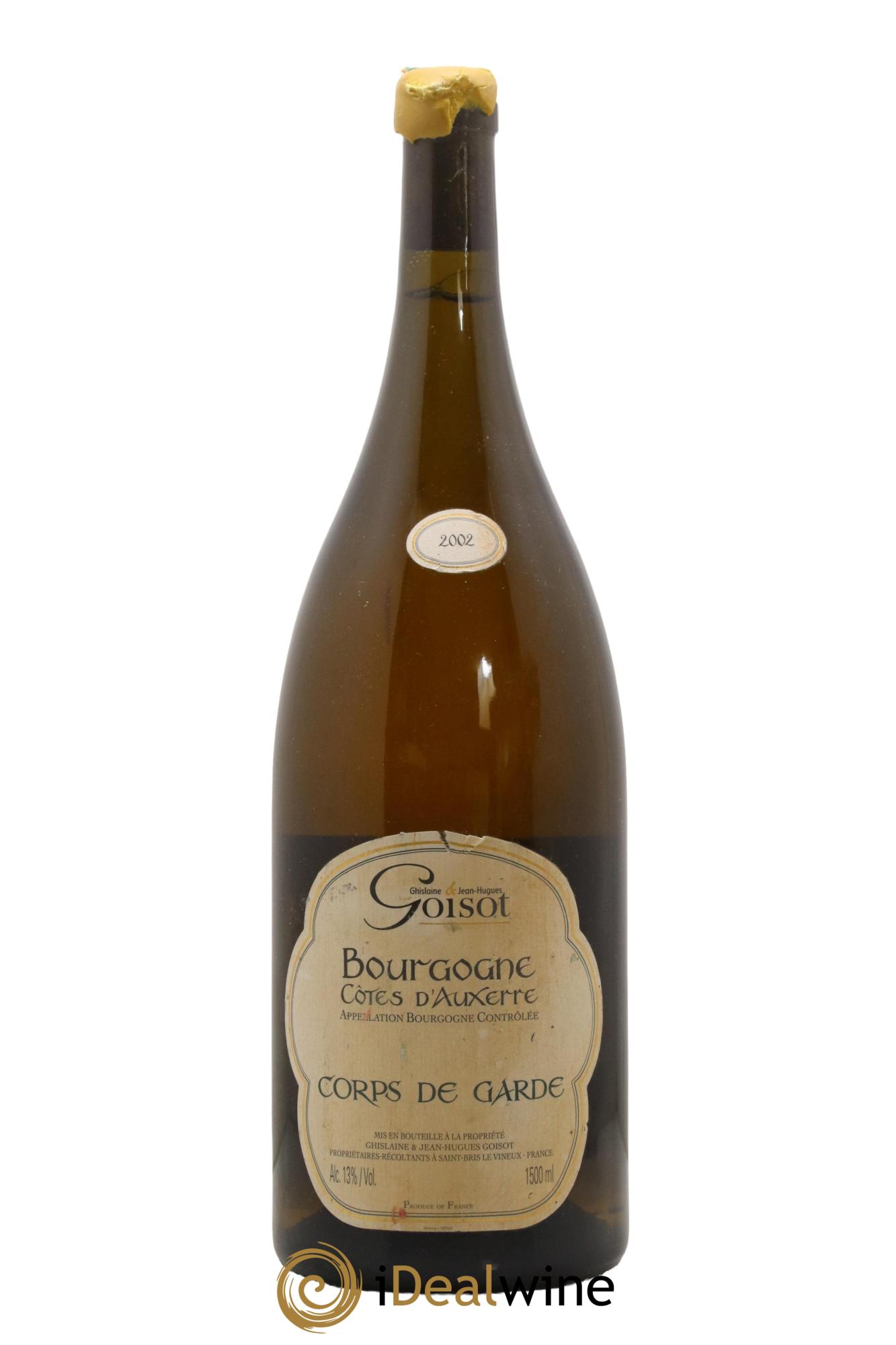 Bourgogne Côtes d'Auxerre Corps de Garde Goisot 2002 - Lot de 1 magnum - 0