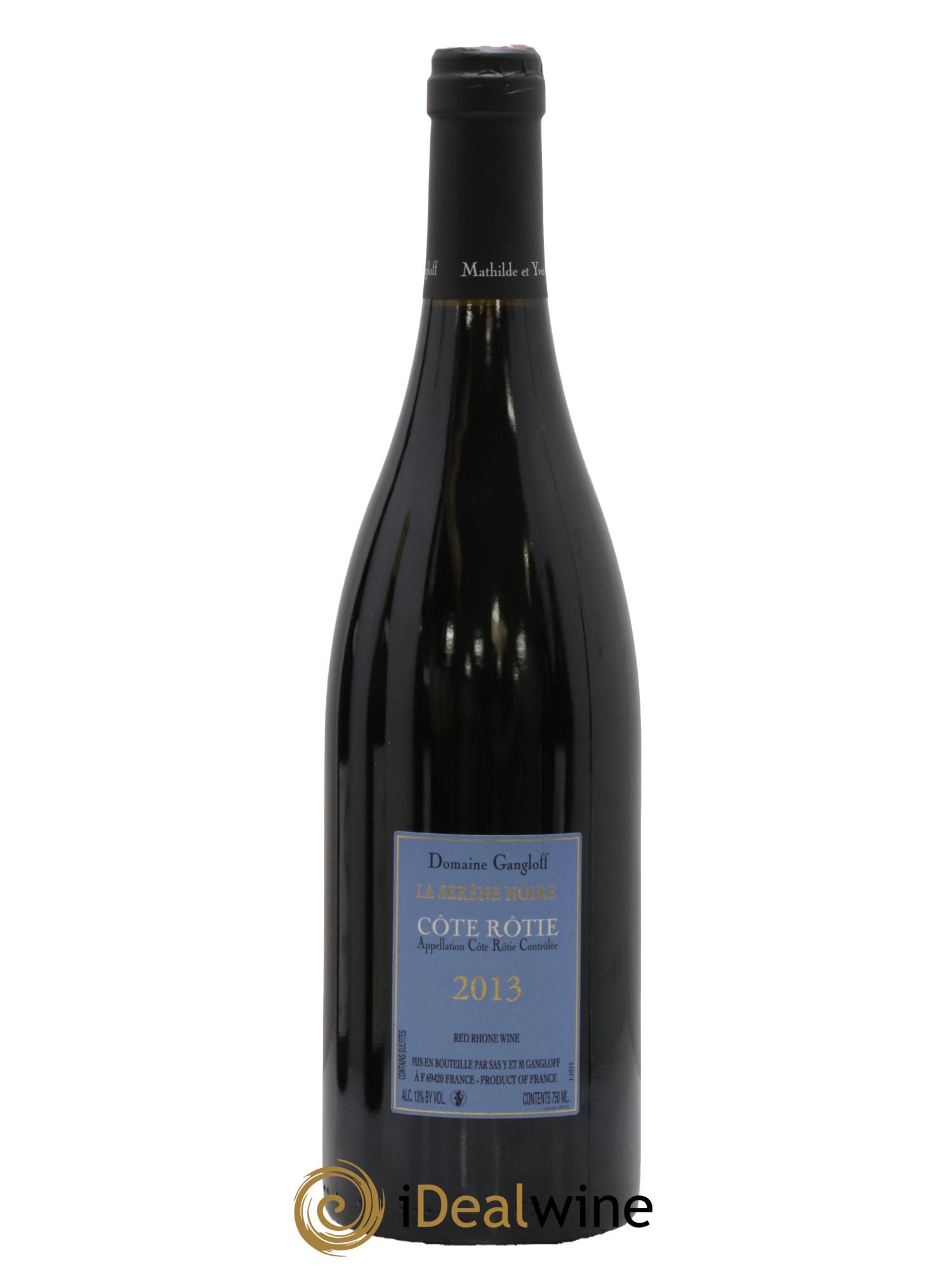 Côte-Rôtie La Sereine Noire Gangloff (Domaine) 2013 - Lot of 1 bottle - 1