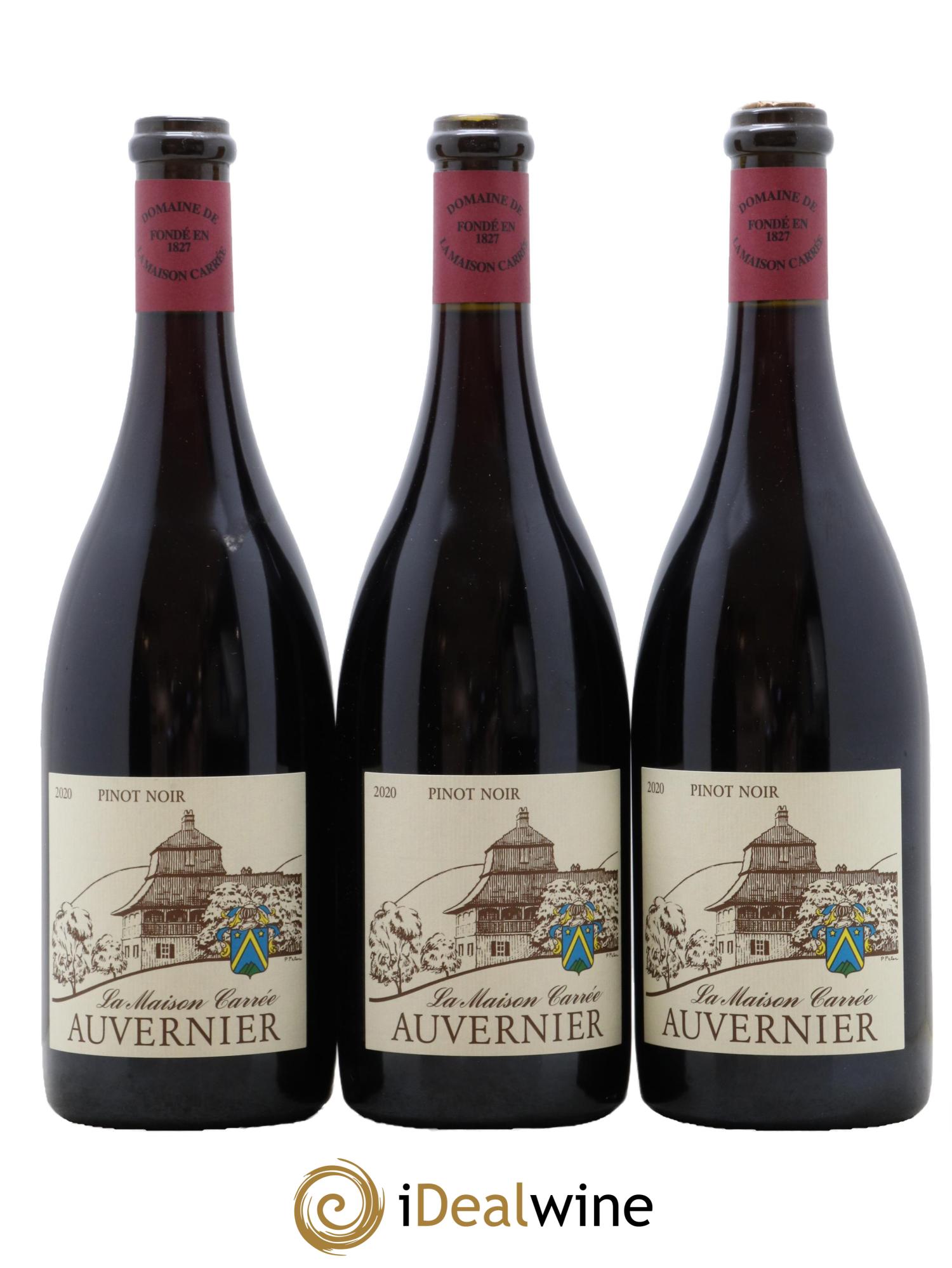Divers Suisse Neuchâtel Pinot Noir La Maison Carrée Auvernier 2020 - Lot de 3 bouteilles - 0