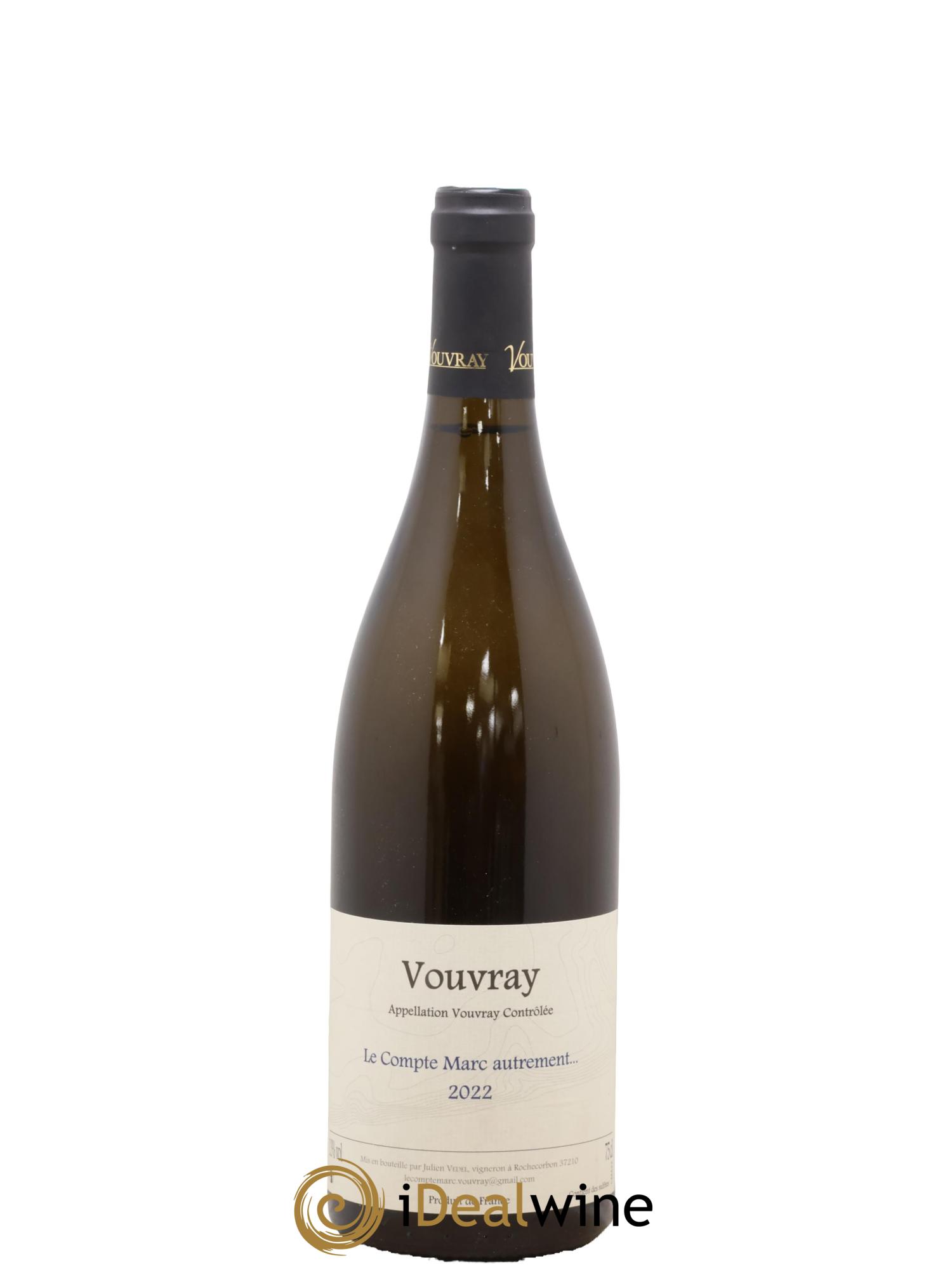 Vouvray Le compte Marc autrement Julien Vedel 2022 - Lot de 1 bouteille - 0