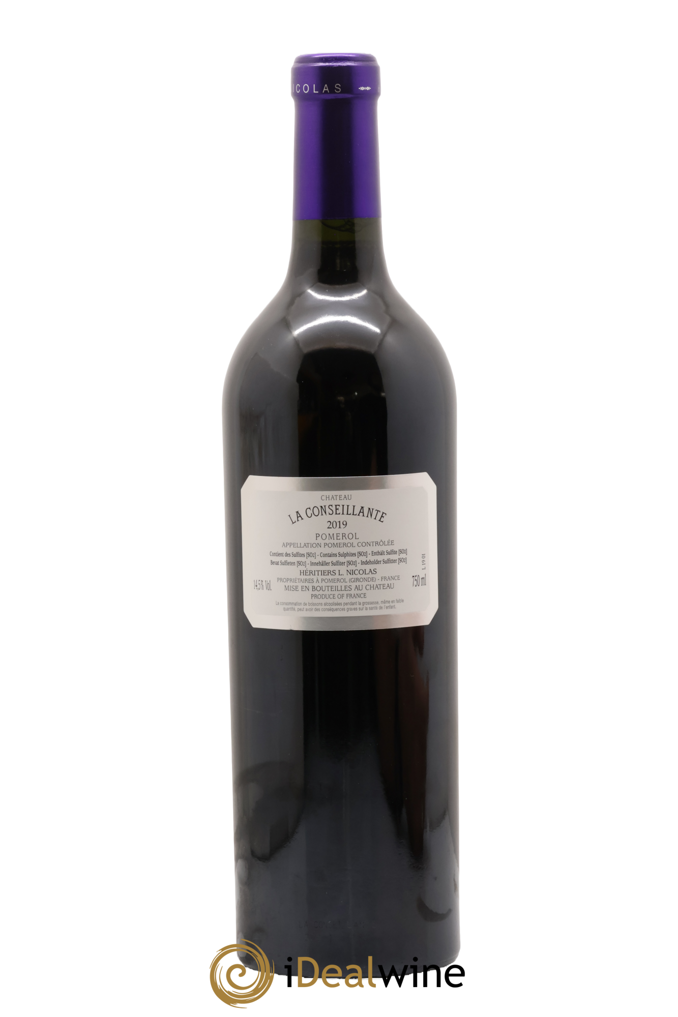 Château la Conseillante 2019 - Lotto di 1 bottiglia - 1