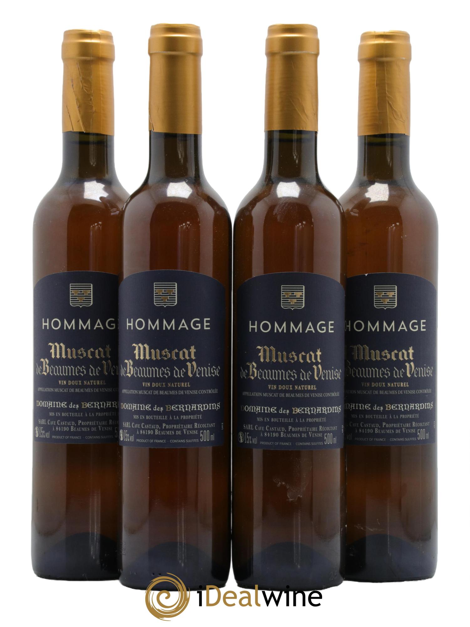 Muscat de Beaumes de Venise des Bernardins (Domaine) - Lot de 4 format 50cls - 0