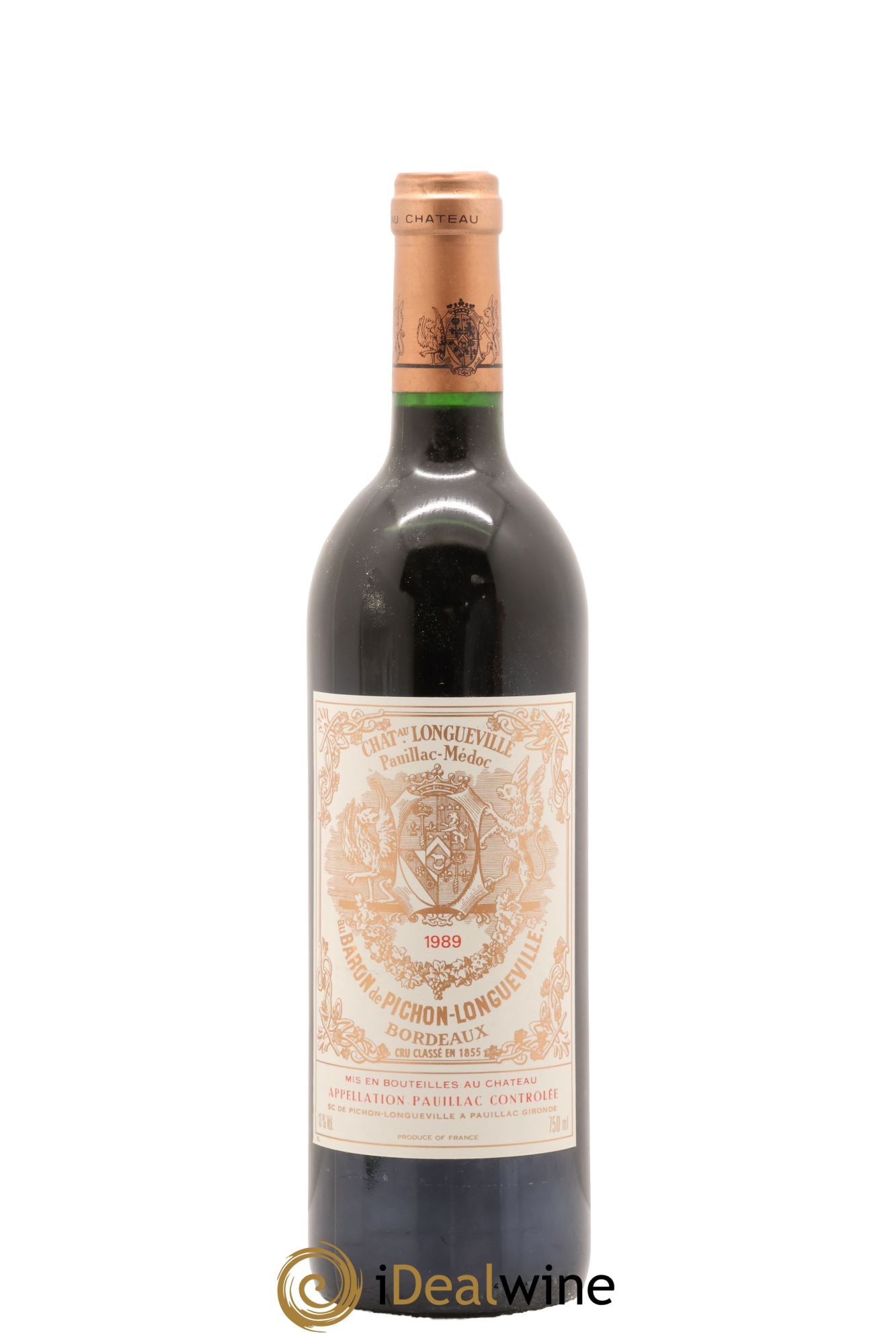Pichon Longueville Baron 2ème Grand Cru Classé 1989 - Lot of 1 bottle - 0