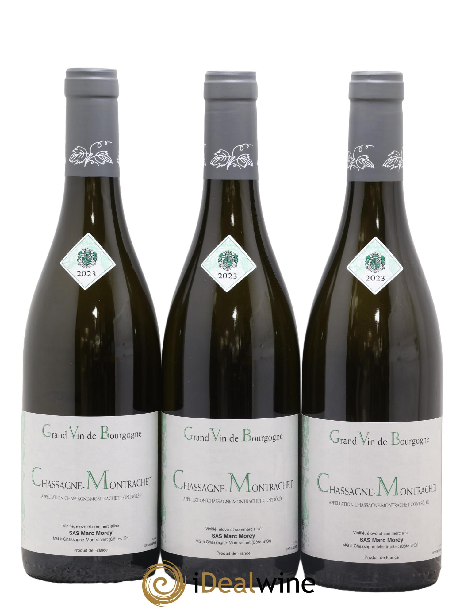 Chassagne-Montrachet Marc Morey 2023 - Lot de 3 bouteilles - 0