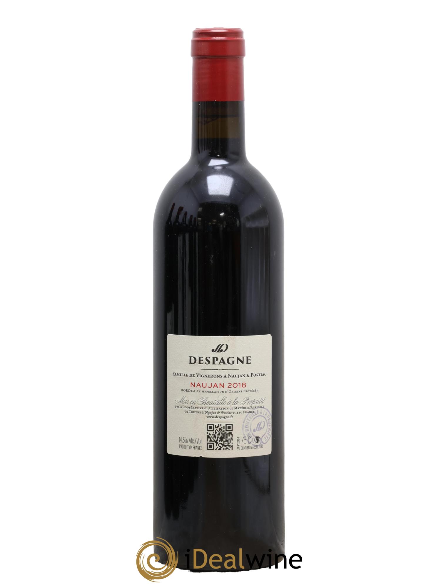 Bordeaux Naujan Despagne 2018 - Posten von 1 Flasche - 1