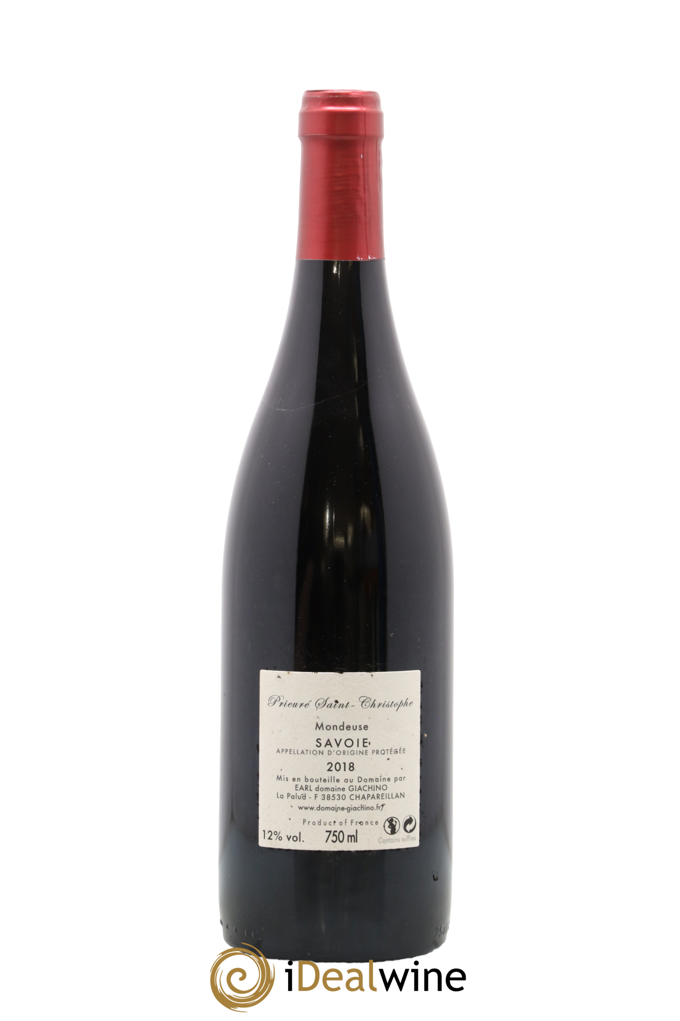 Vin de Savoie Mondeuse Tradition Prieuré Saint Christophe (Domaine) 2018 - Lotto di 1 bottiglia - 1