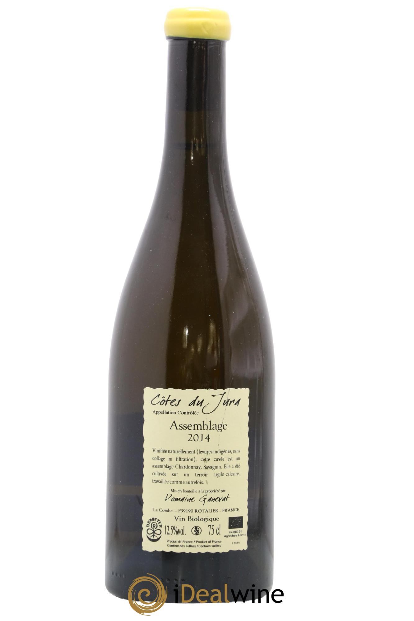 Côtes du Jura Cuvée Orégane Jean-François Ganevat (Domaine) 2014 - Lot de 1 bouteille - 1