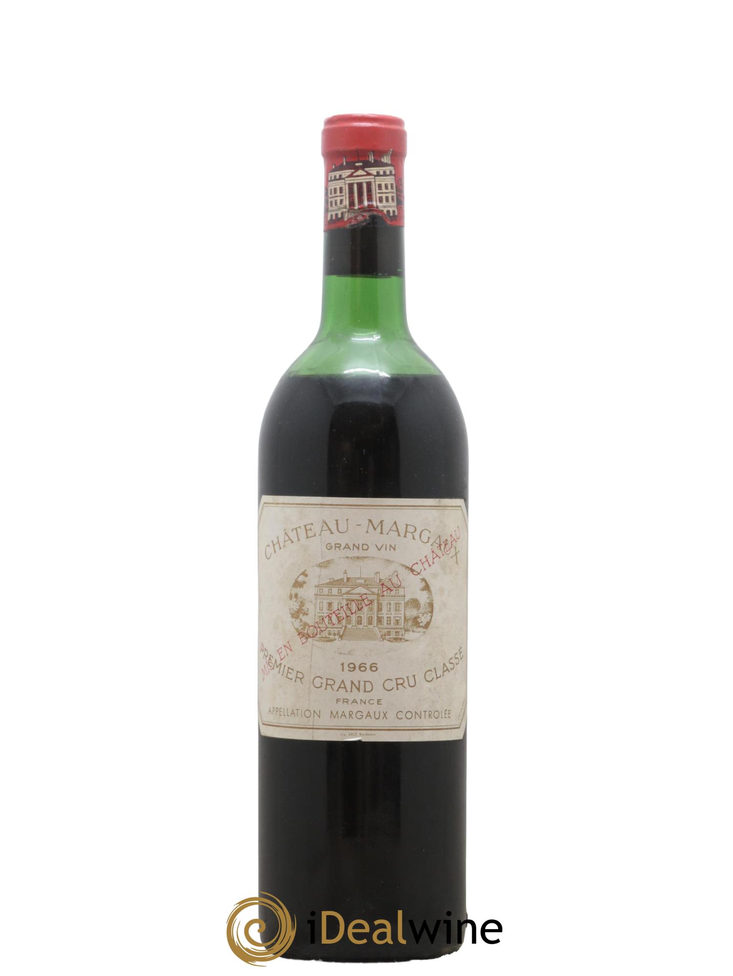 Château Margaux 1er Grand Cru Classé 1966 - Lot de 1 bouteille - 0
