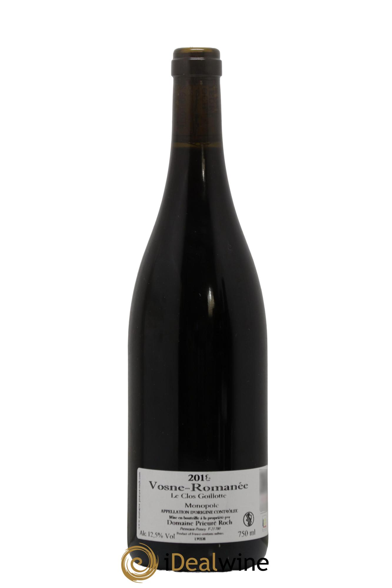 Vosne-Romanée Le Clos Goillotte Prieuré Roch  2018 - Lotto di 1 bottiglia - 1