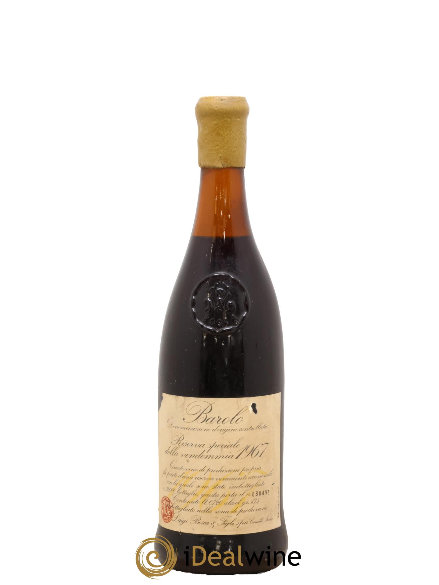 Barolo Riserva speciale Luigi Bosca 1967 - Lot de 1 bouteille - 0