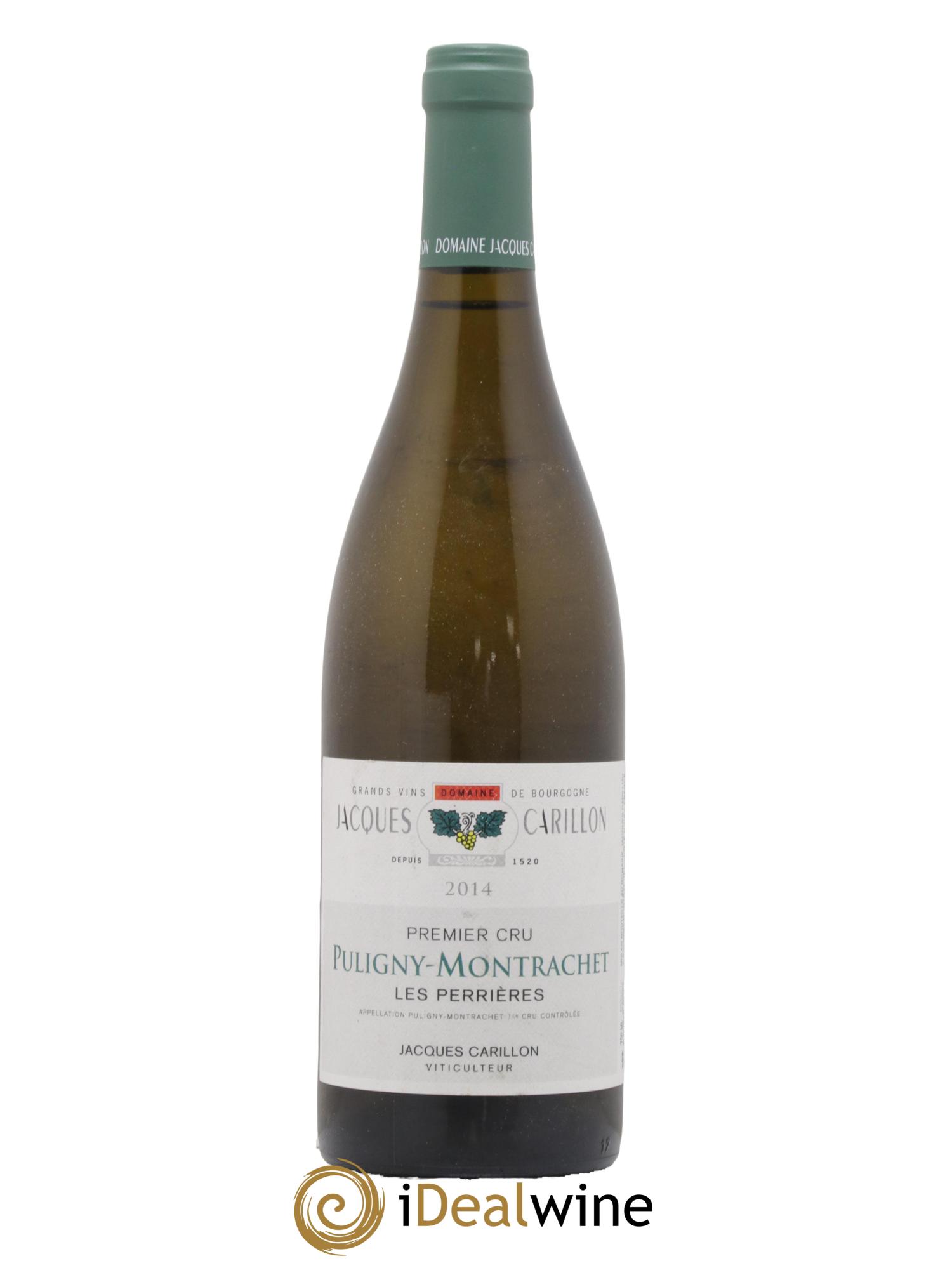 Puligny-Montrachet 1er Cru Les Perrières Jacques Carillon (Domaine) 2014 - Lot de 1 bouteille - 0
