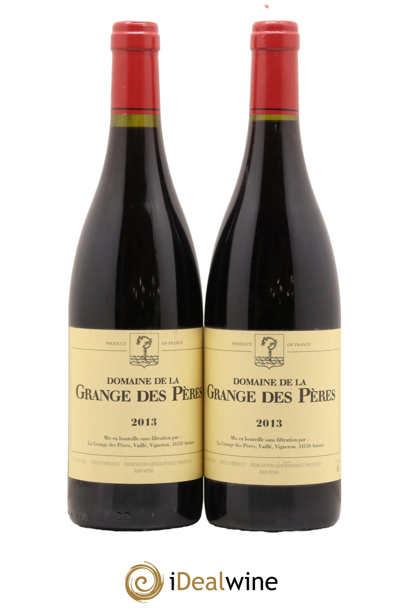 Pays d'Hérault Grange des Pères Laurent Vaillé 2013 - Lot de 2 bouteilles - 0