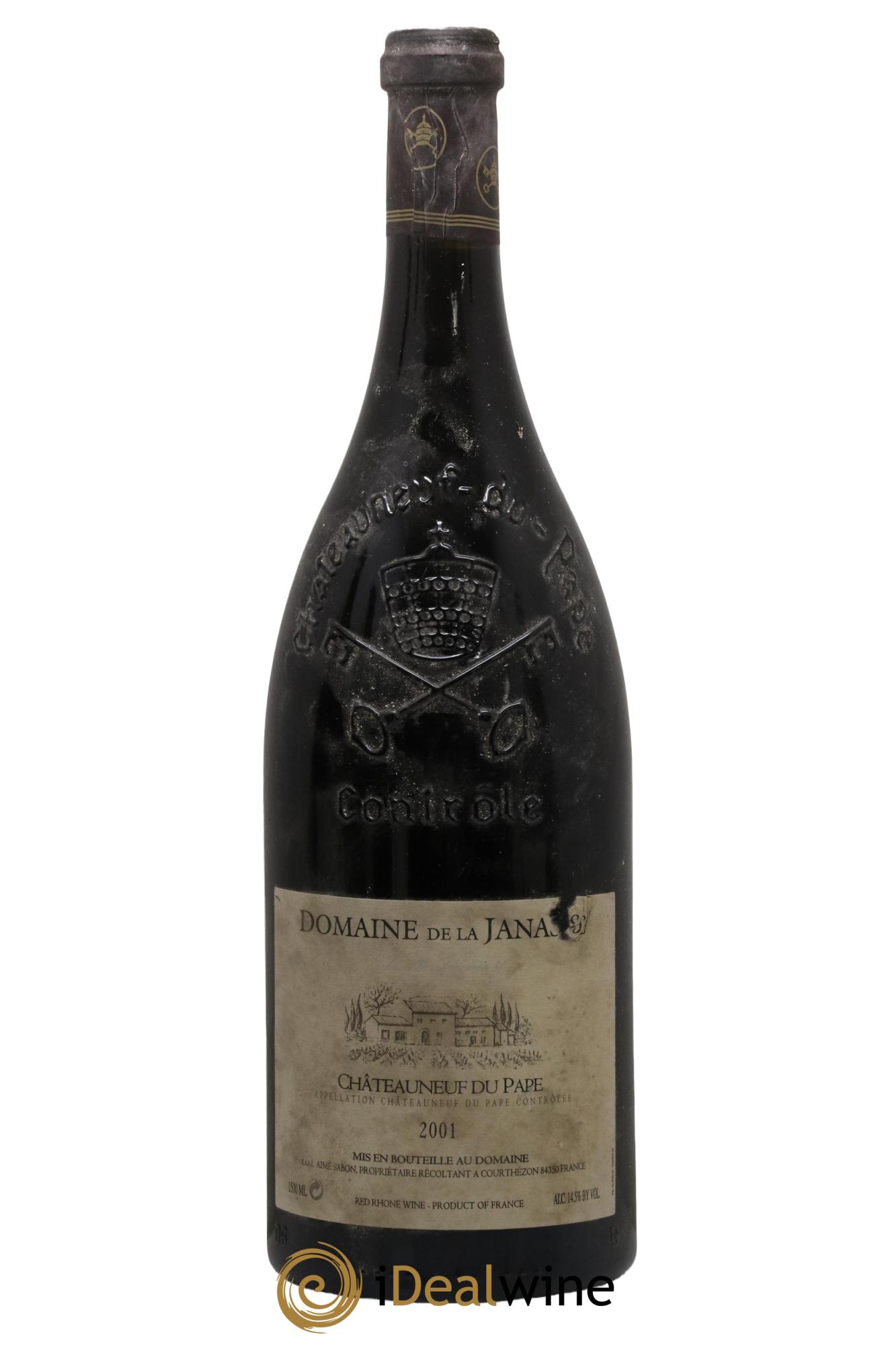 Châteauneuf-du-Pape La Janasse (Domaine de) 2001 - Lot de 1 magnum - 0