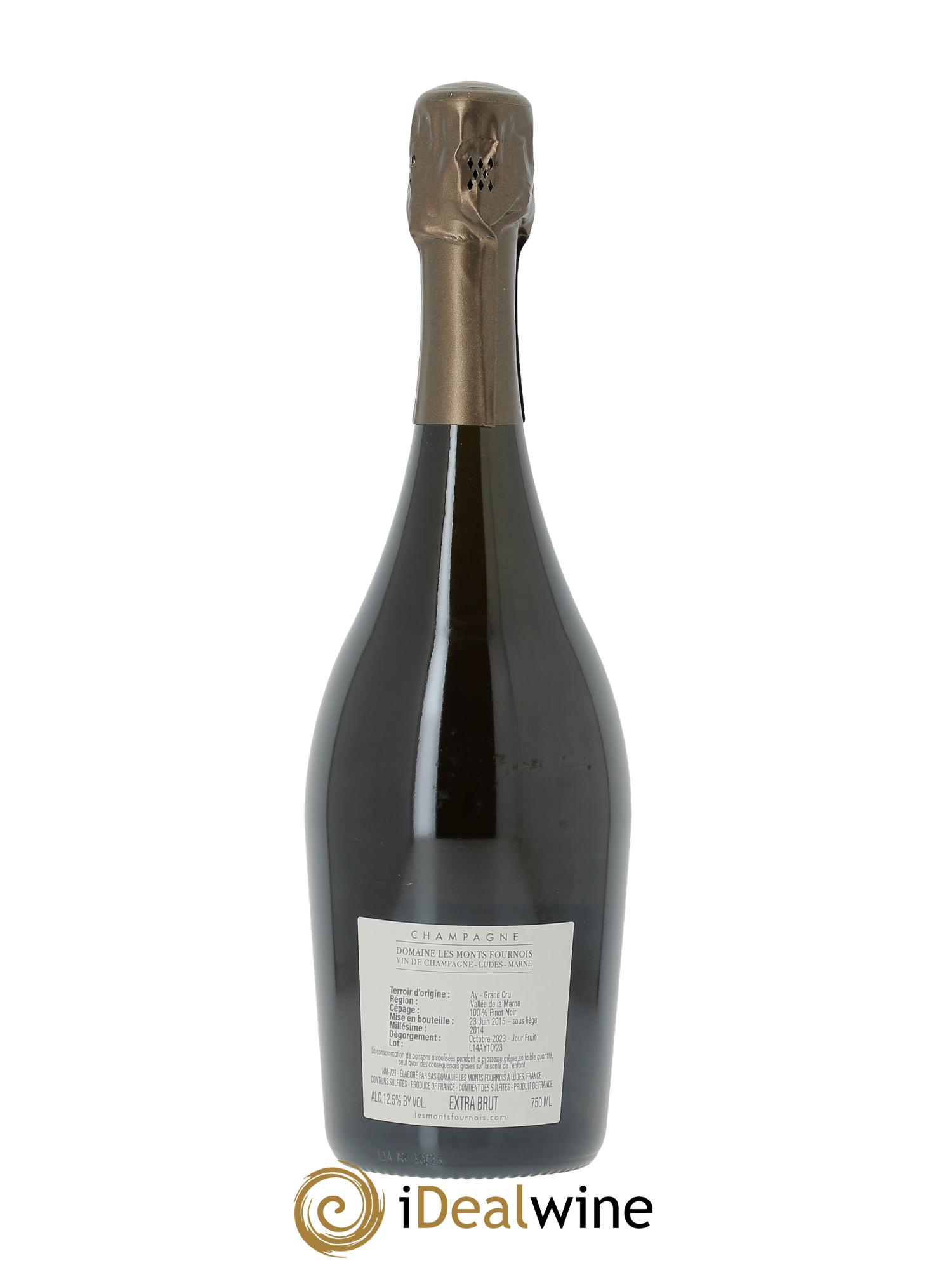 Vallée Aÿ Grand Cru Les Monts Fournois (Domaine)  2014 - Lot de 1 bouteille - 1