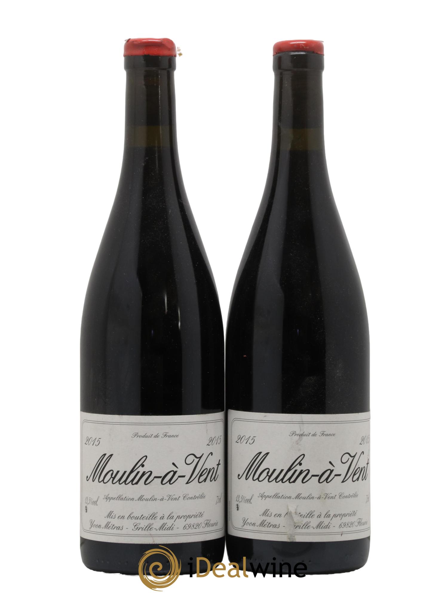 Moulin-à-Vent Yvon Métras 2015 - Lot de 2 bouteilles - 0