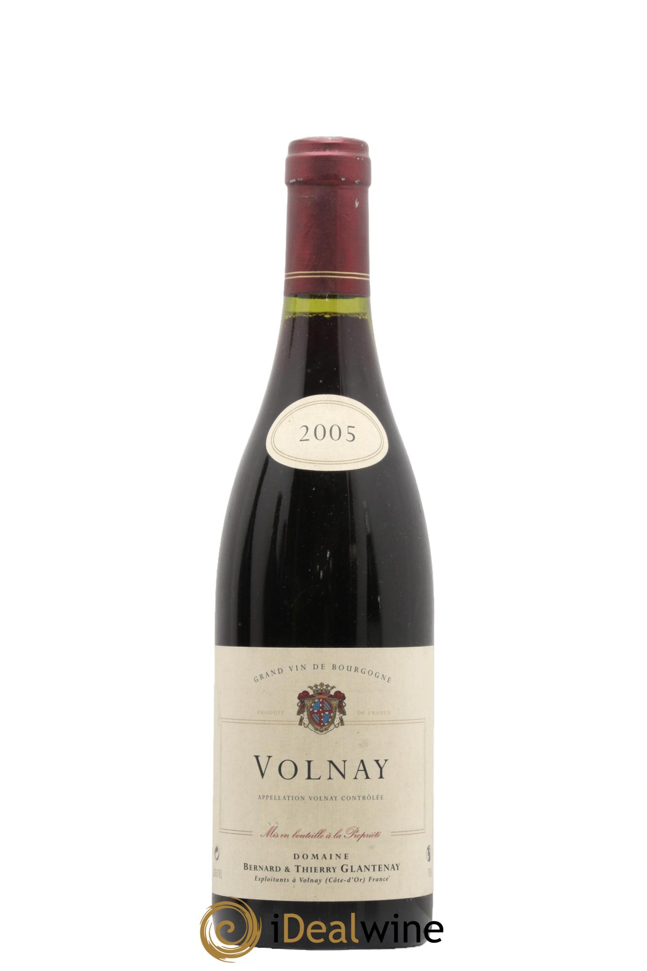 Volnay Domaine Bernard Et Thierry Glantenay 2005 - Lot de 1 bouteille - 0