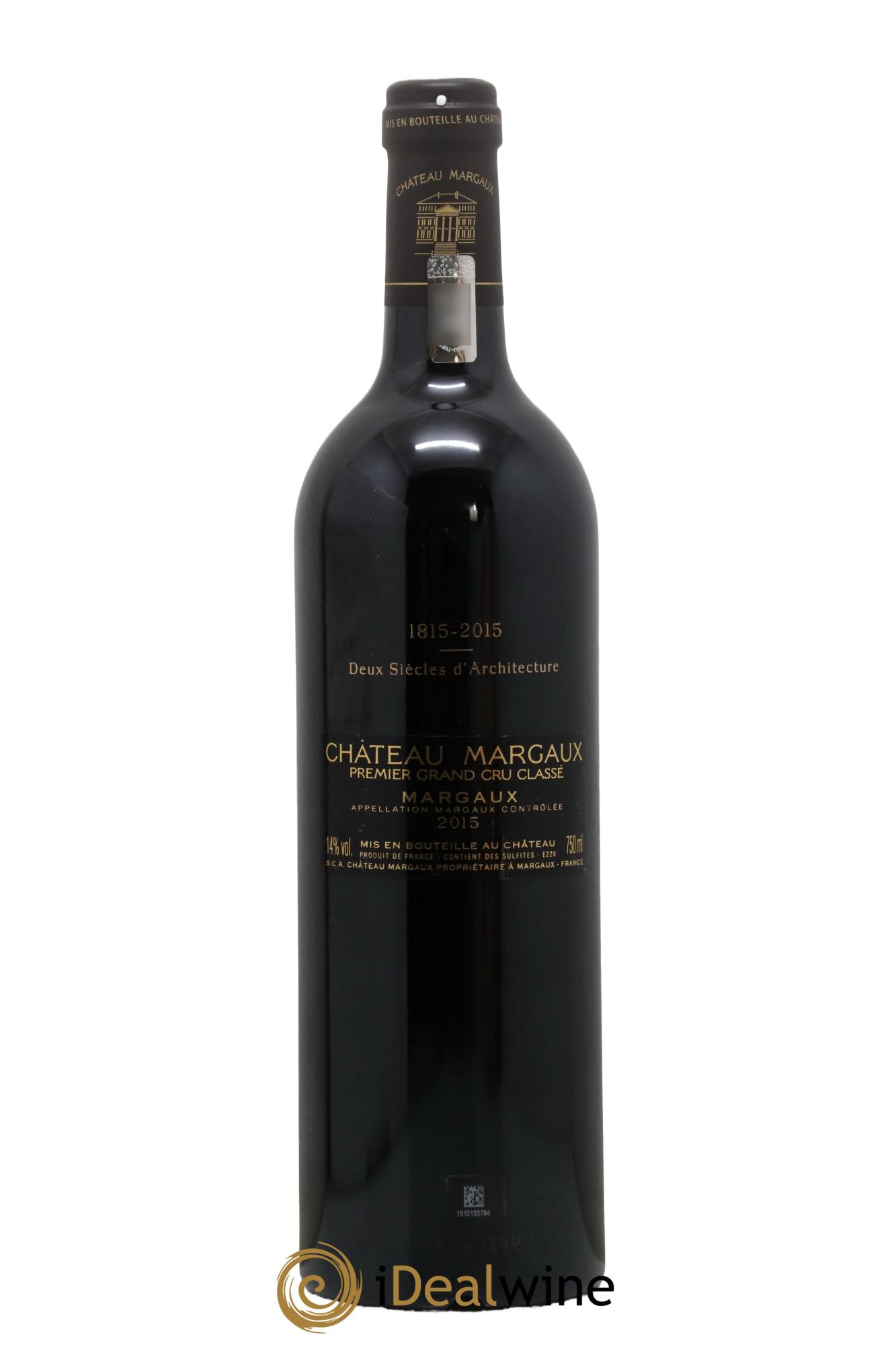 Château Margaux 1er Grand Cru Classé  2015 - Lot of 1 bottle - 1