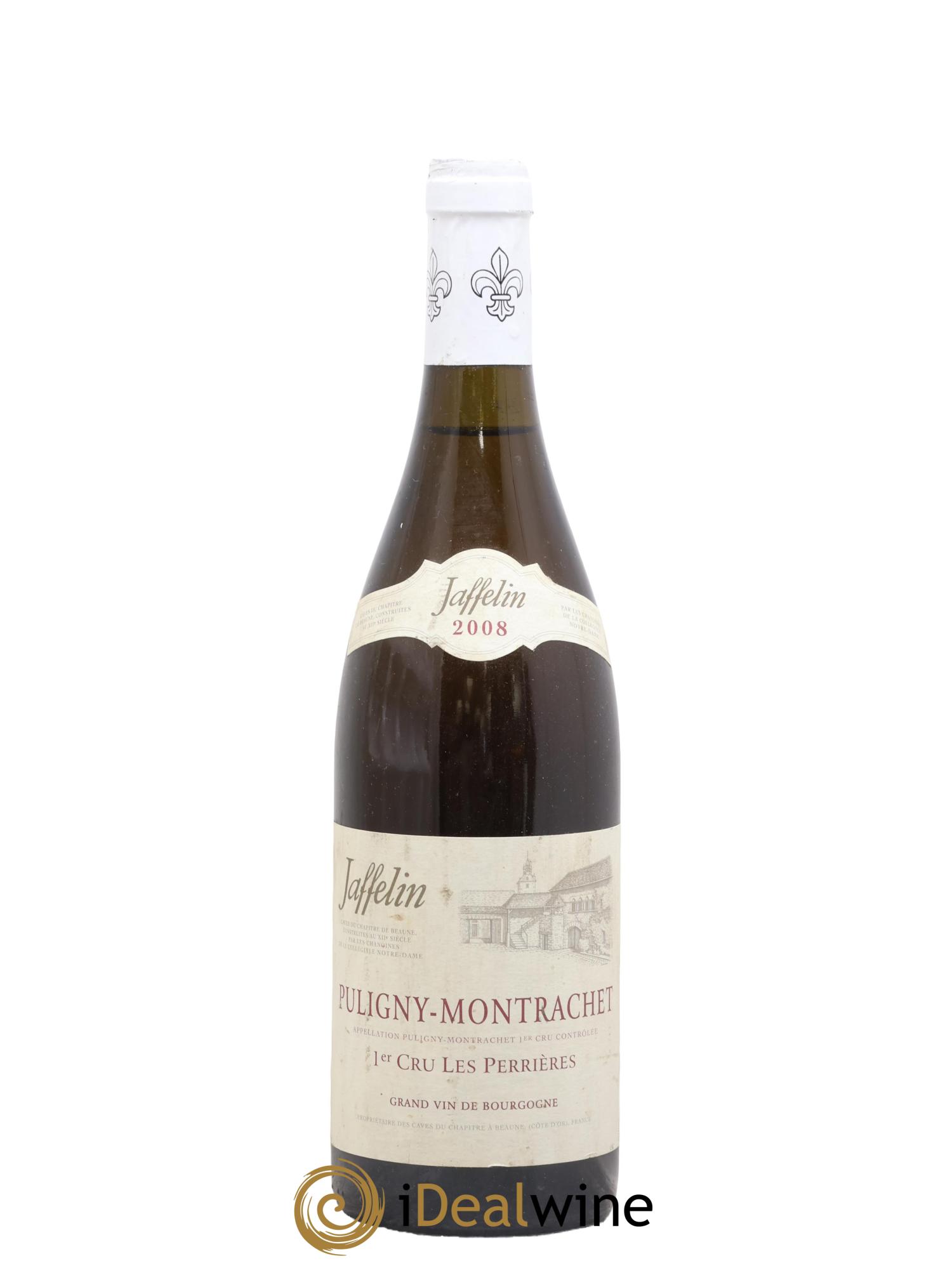 Puligny-Montrachet 1er Cru Les Perrières Jaffelin 2008 - Lot de 1 bouteille - 0