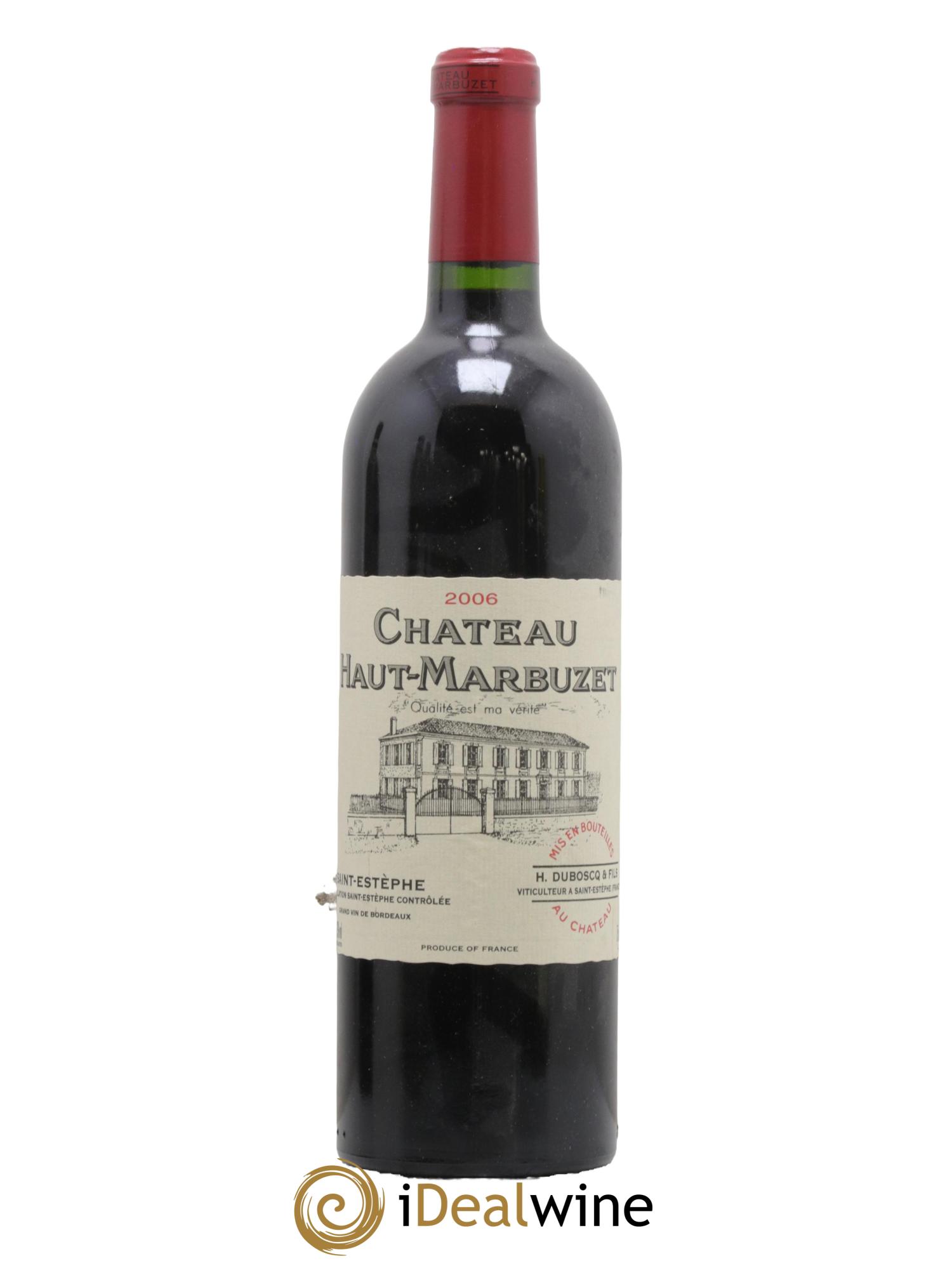 Château Haut Marbuzet 2006 - Lot de 1 bouteille - 0