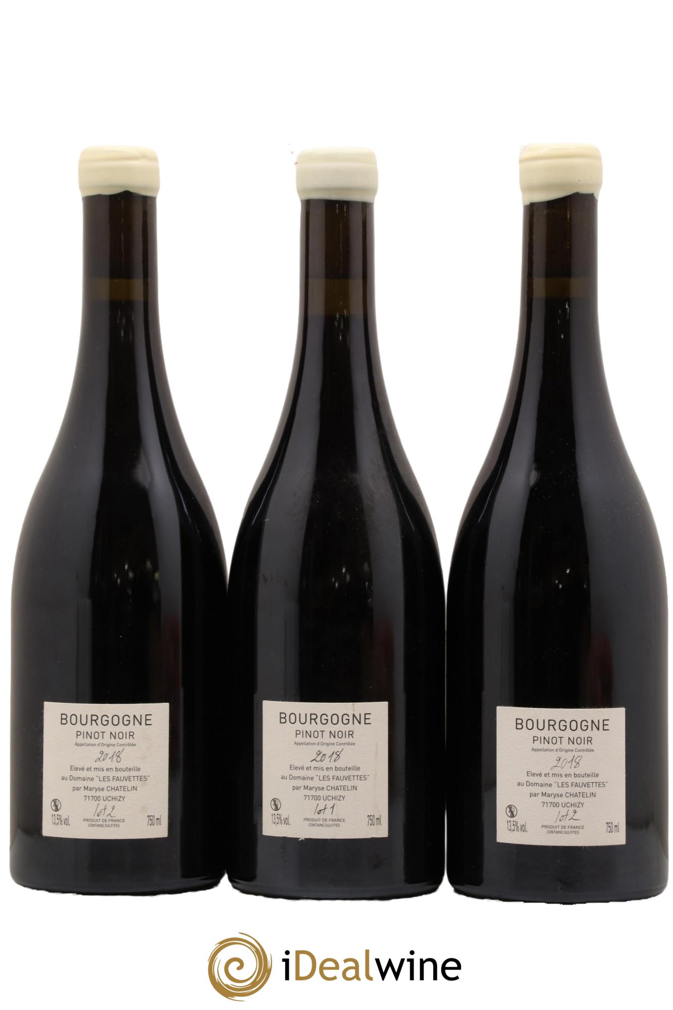 Bourgogne De L'Aube À L'Aube Les Fauvettes (Domaine) 2018 - Lot de 3 bouteilles - 1