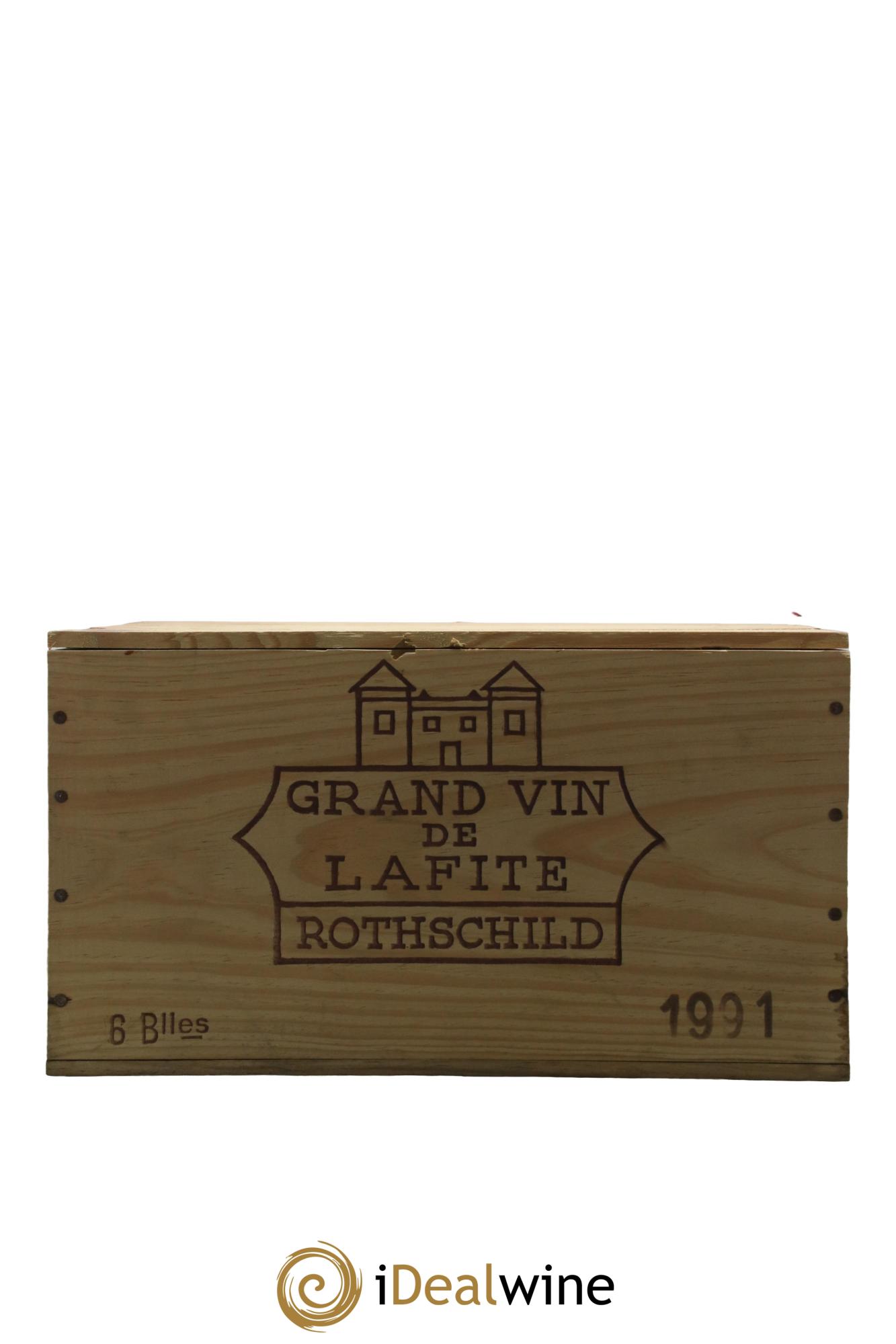 Château Lafite Rothschild 1er Grand Cru Classé 1991 - Lotto di 6 bottiglie - 4