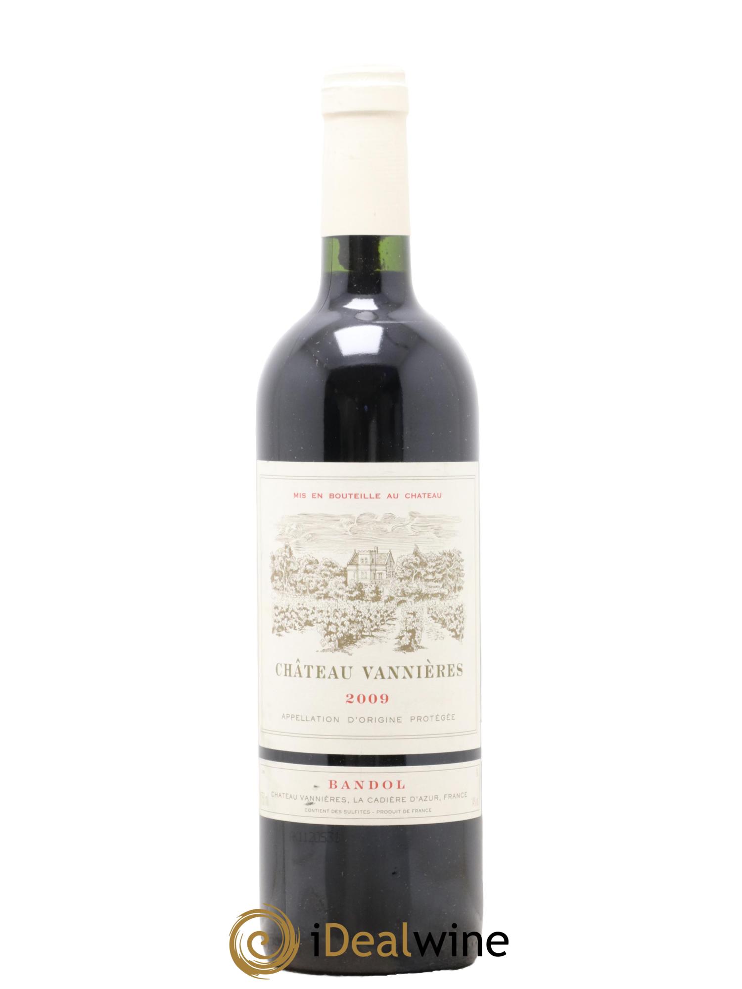 Bandol Château Vannières Éric et Charles-Éric Boisseaux 2009 - Lot de 1 bouteille - 0