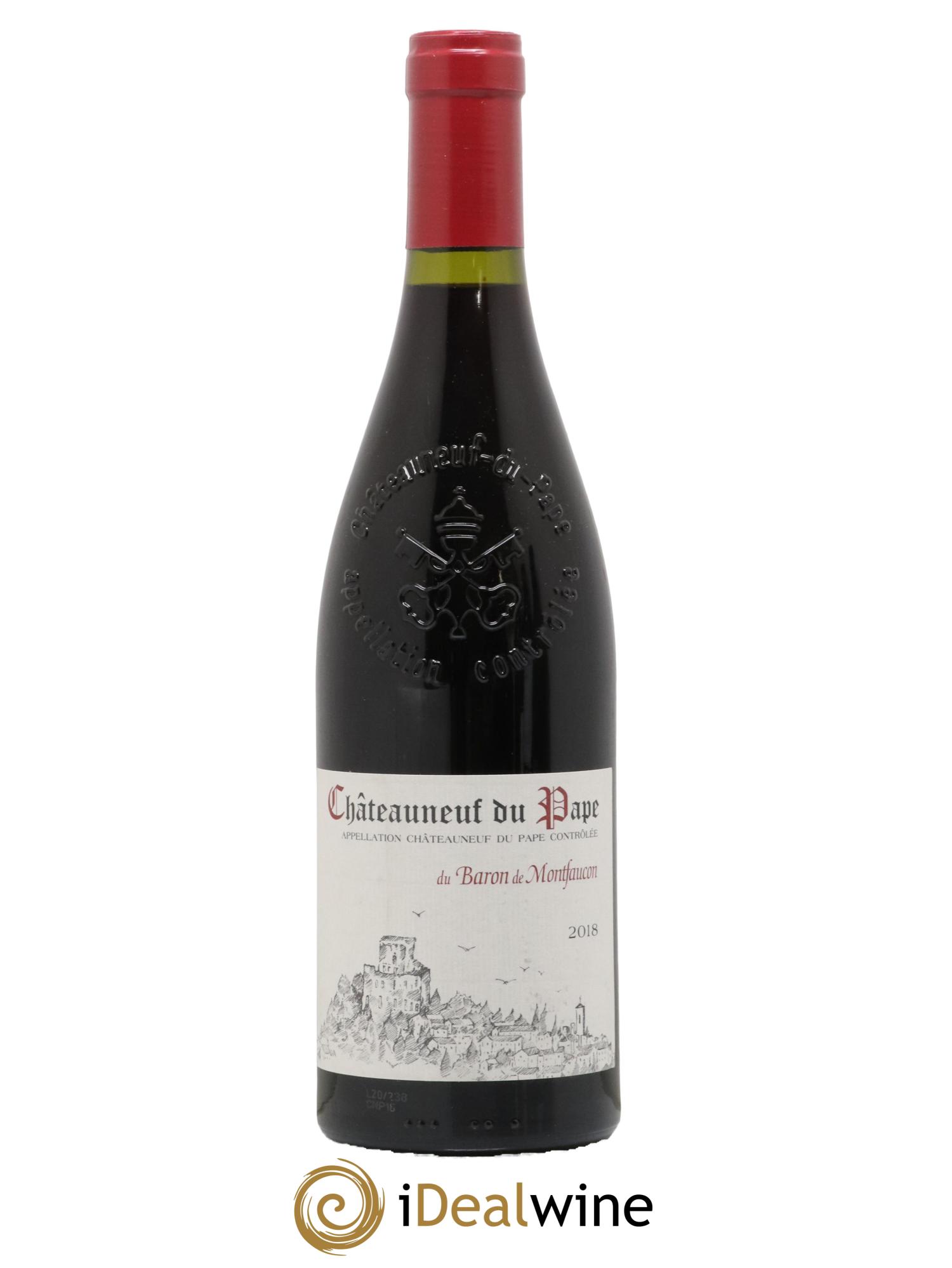 Châteauneuf-du-Pape Baron de Montfaucon 2018 - Lot de 1 bouteille - 0