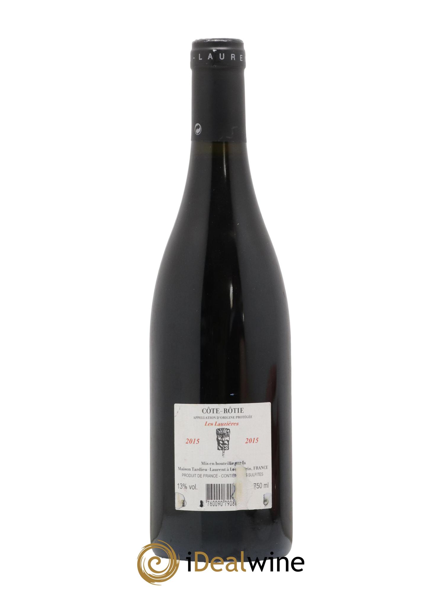 Côte-Rôtie Les Lauzieres Tardieu Laurent 2015 - Lot de 1 bouteille - 1