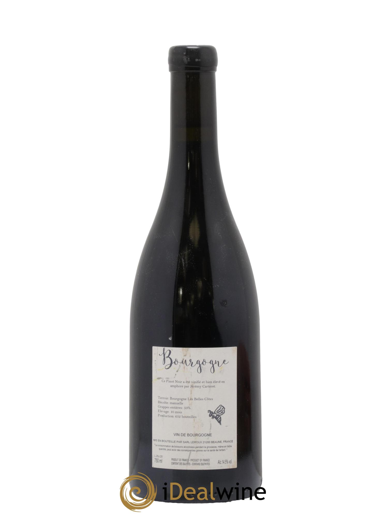 Bourgogne Jérémy Carteret 2020 - Lot de 1 bouteille - 1