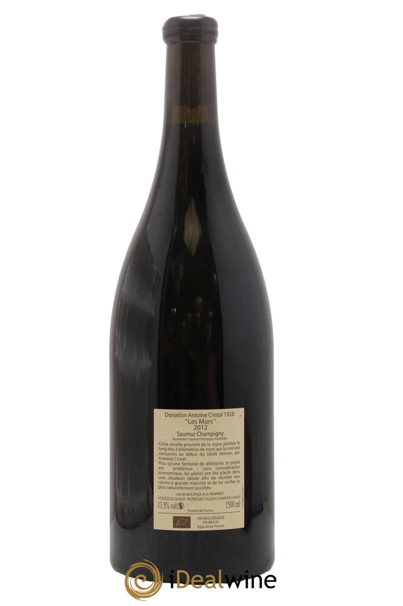 Saumur-Champigny Les Murs Clos Cristal (Domaine) 2012 - Lot de 1 magnum - 1