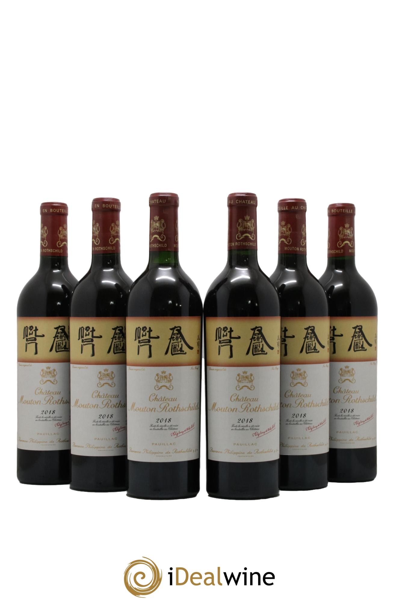 Château Mouton Rothschild 1er Grand Cru Classé 2018 - Lot of 6 bottles - 0