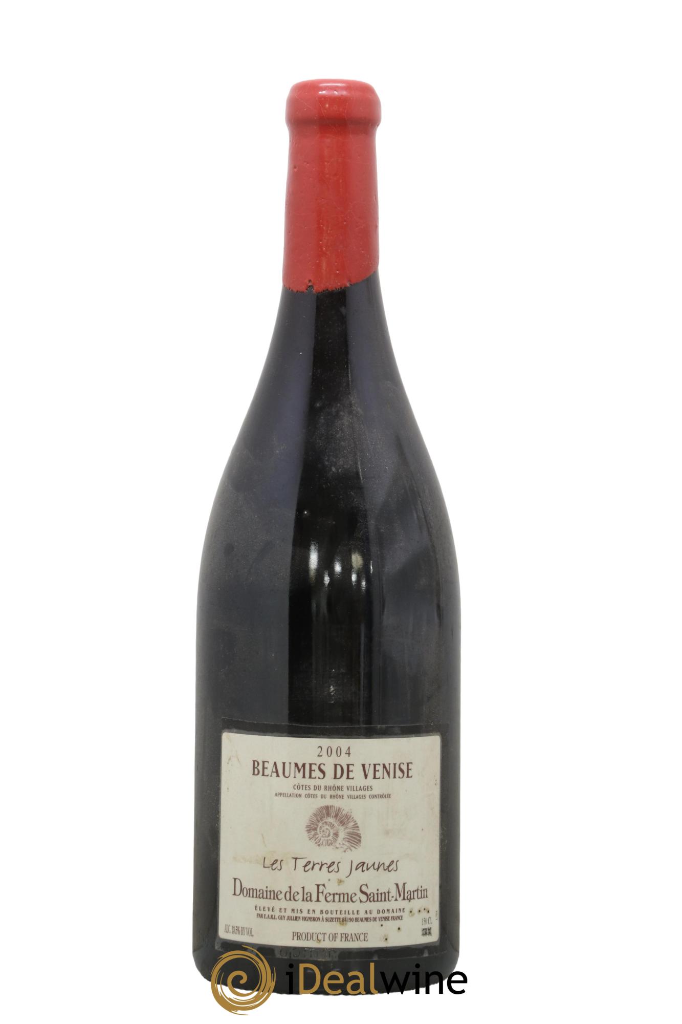 Beaumes-de-Venise Les Terres Jaunes La Ferme Saint-Martin (Domaine) 2004 - Lotto di 1 magnum - 0