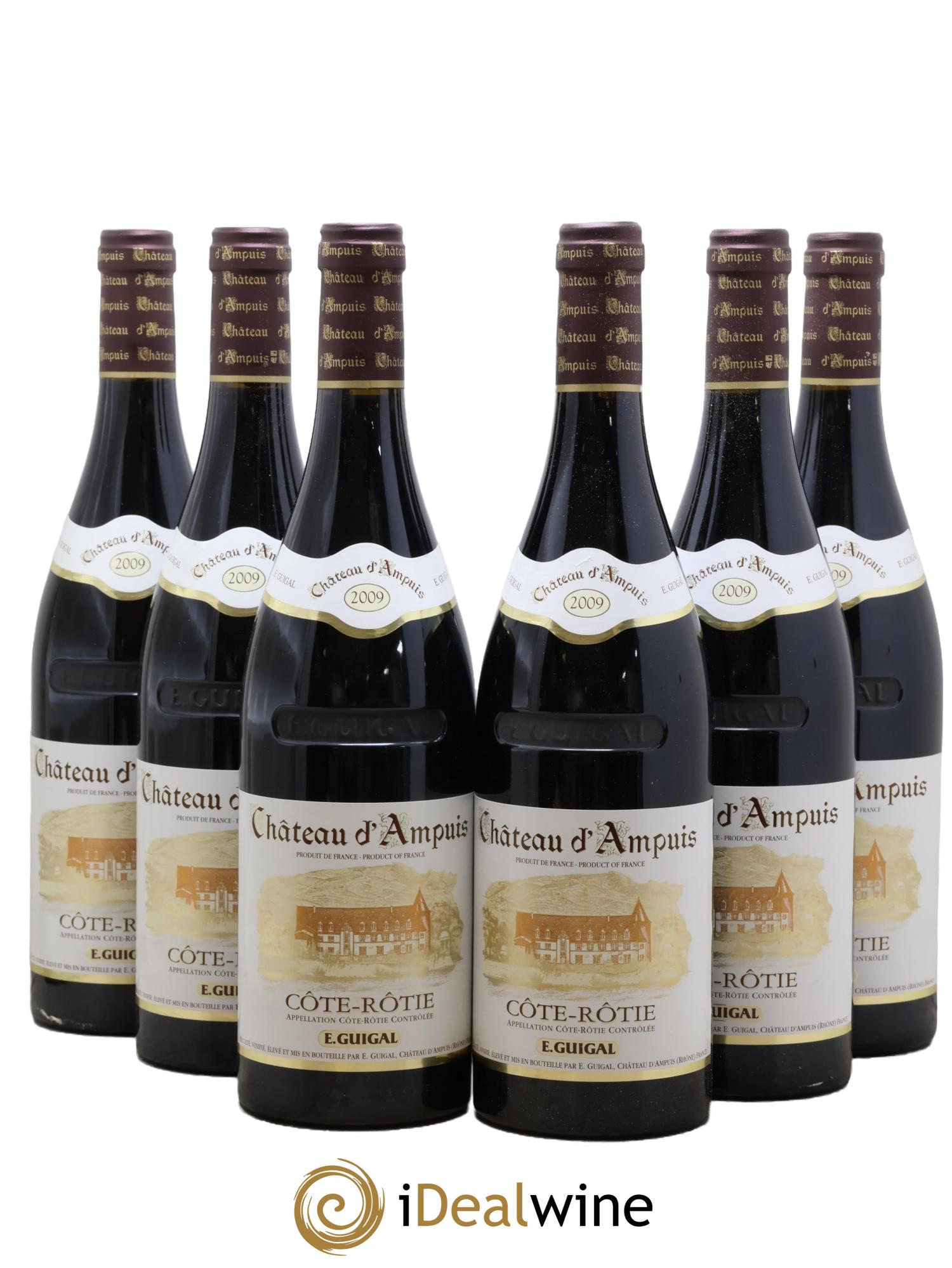 Côte-Rôtie Château d'Ampuis Guigal 2009 - Lot of 6 bottles - 0