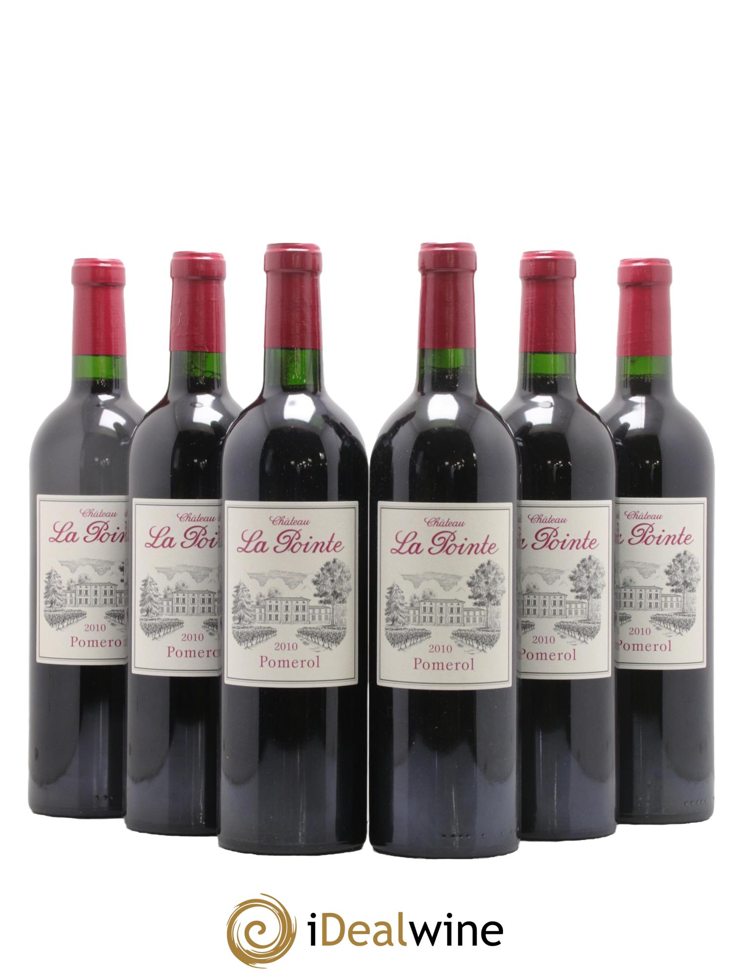 Château la Pointe 2010 - Lotto di 6 bottiglie - 0