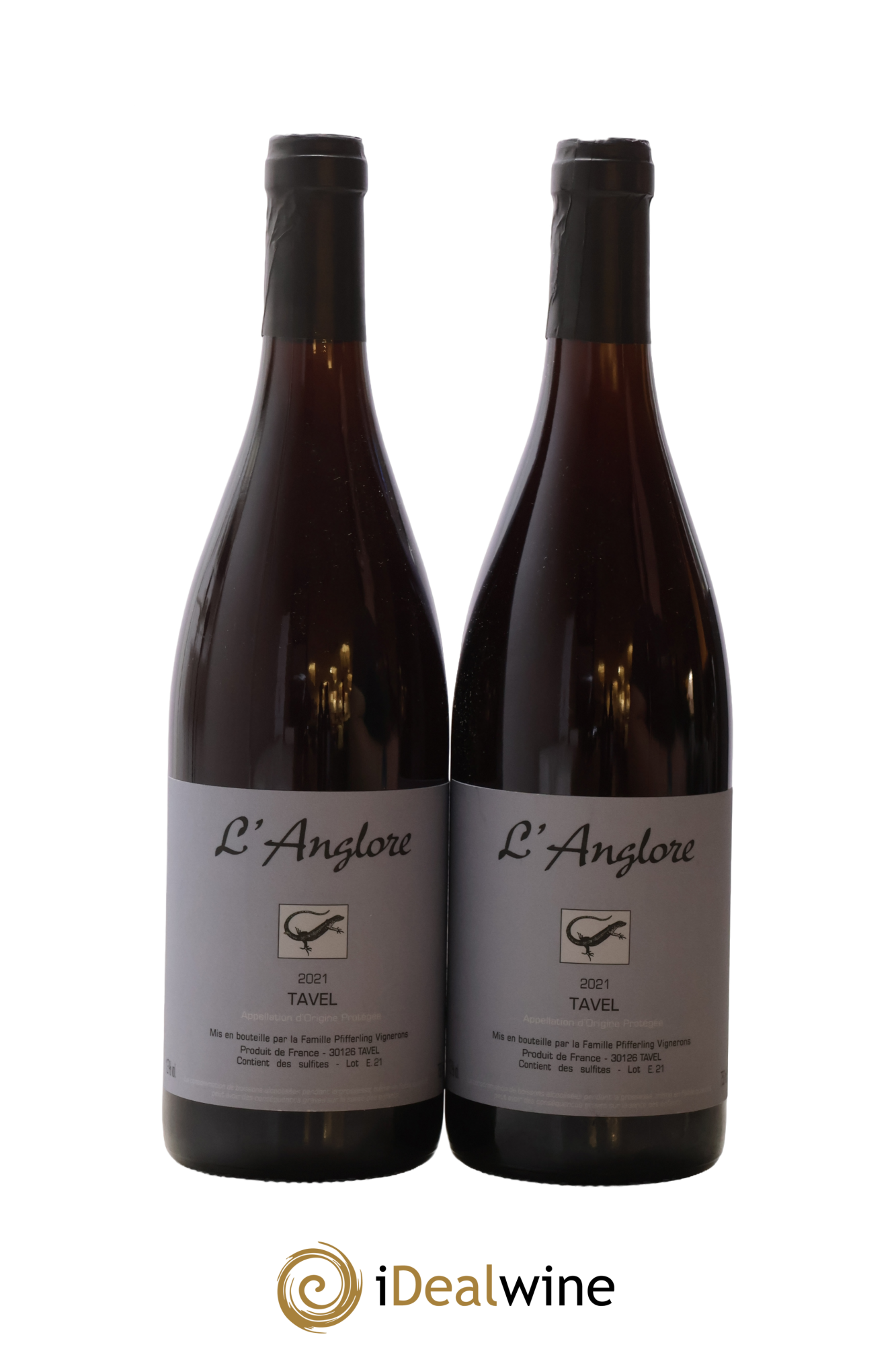 Tavel L'Anglore 2021 - Lot de 2 bouteilles - 0