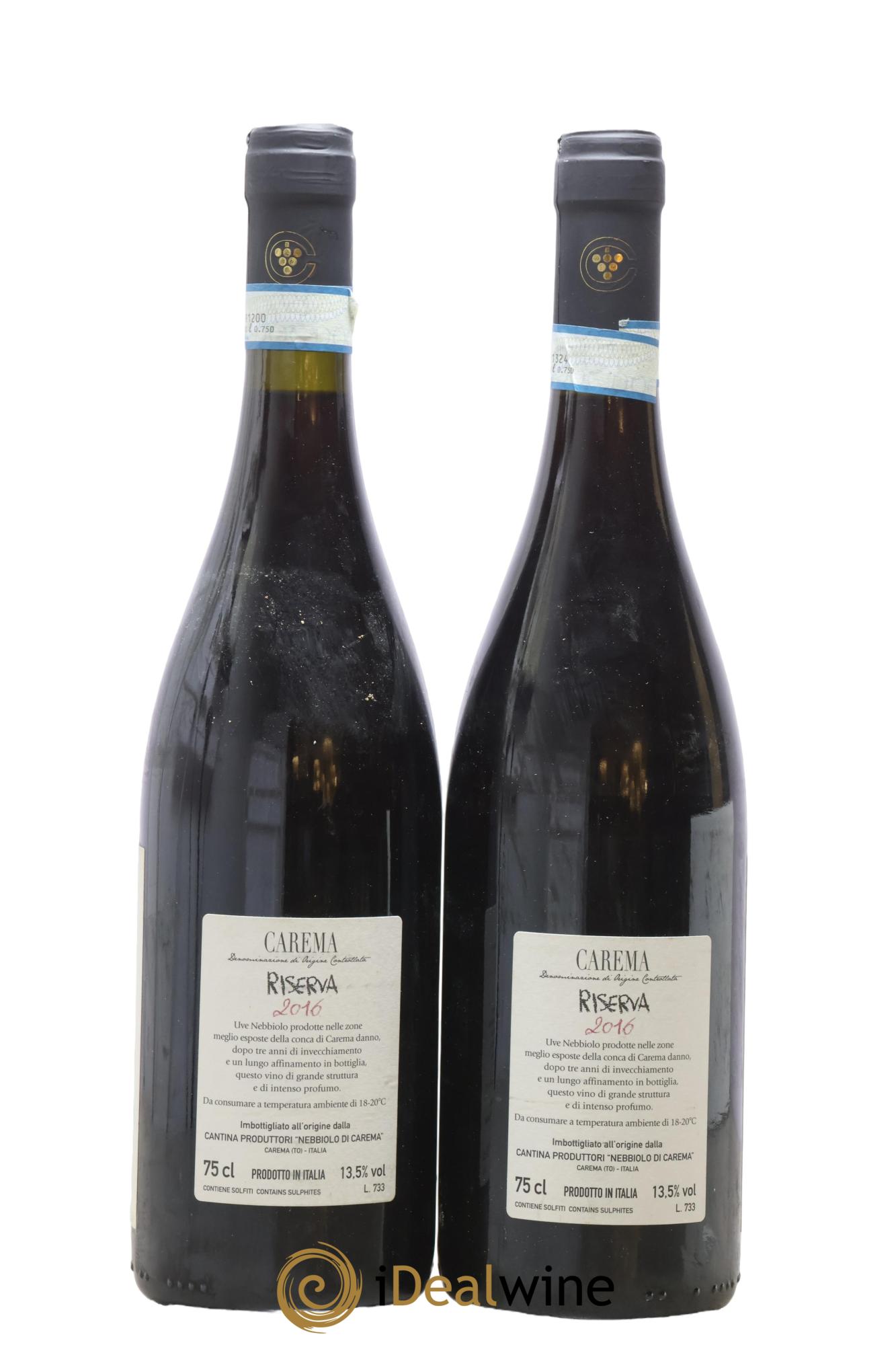 Nebbiolo Carema Riserva Produttori Di Carema 2016 - Lotto di 2 bottiglie - 1