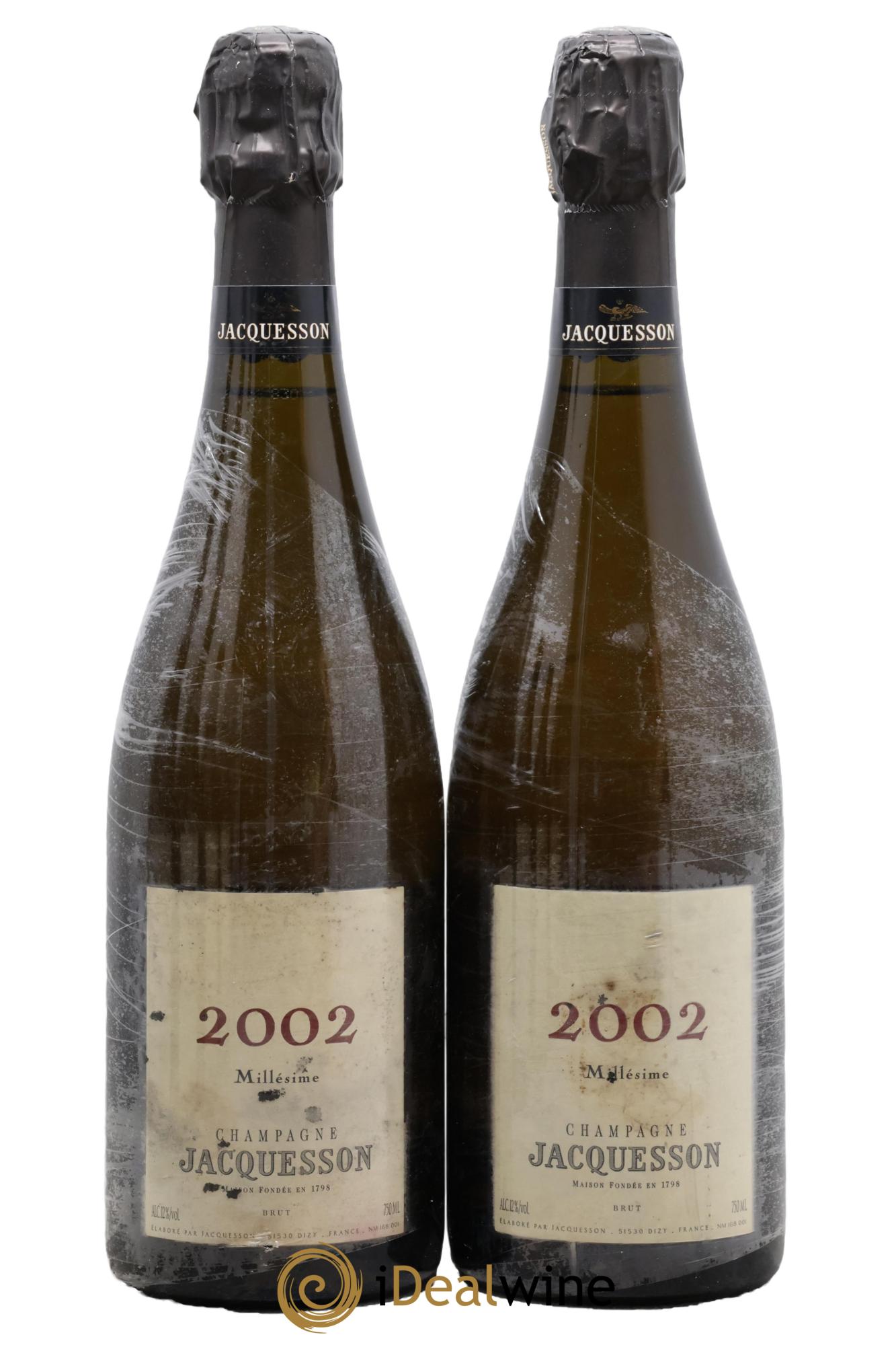 Millésimé Jacquesson 2002 - Lot de 2 bouteilles - 0