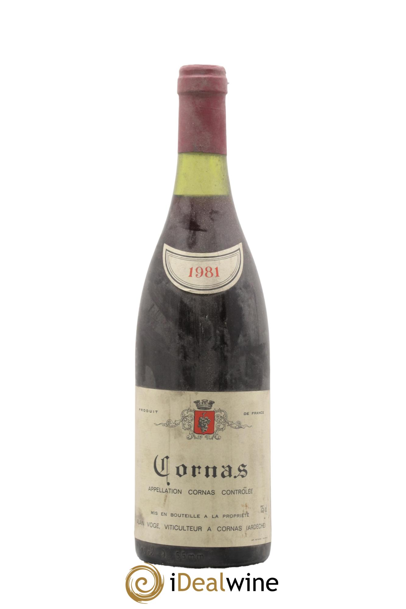 Cornas Domaine Alain Voge 1981 - Lot de 1 bouteille - 0