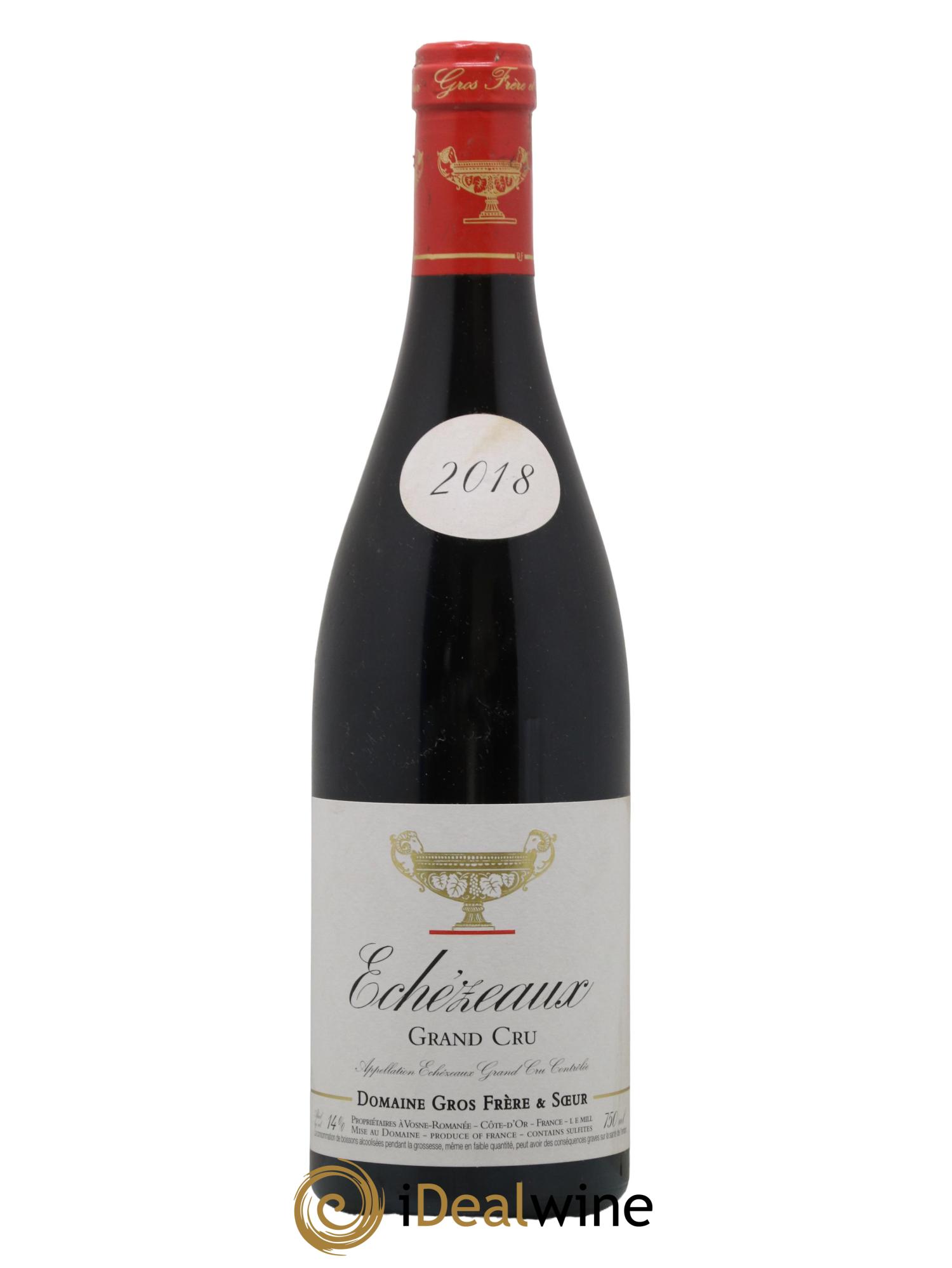 Echezeaux Grand Cru Gros Frère & Soeur 2018 - Lot de 1 bouteille - 0