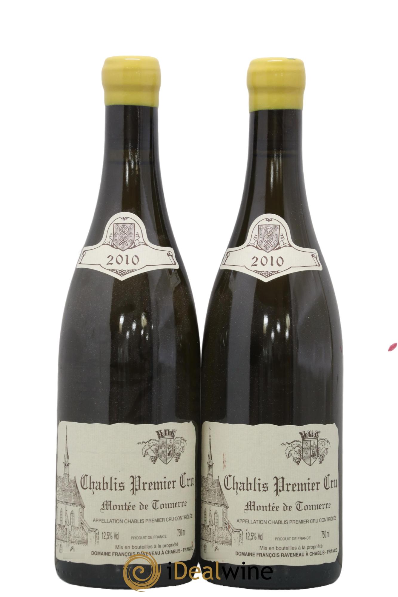 Chablis 1er Cru Montée de Tonnerre Raveneau (Domaine) 2010 - Lot de 2 bouteilles - 0