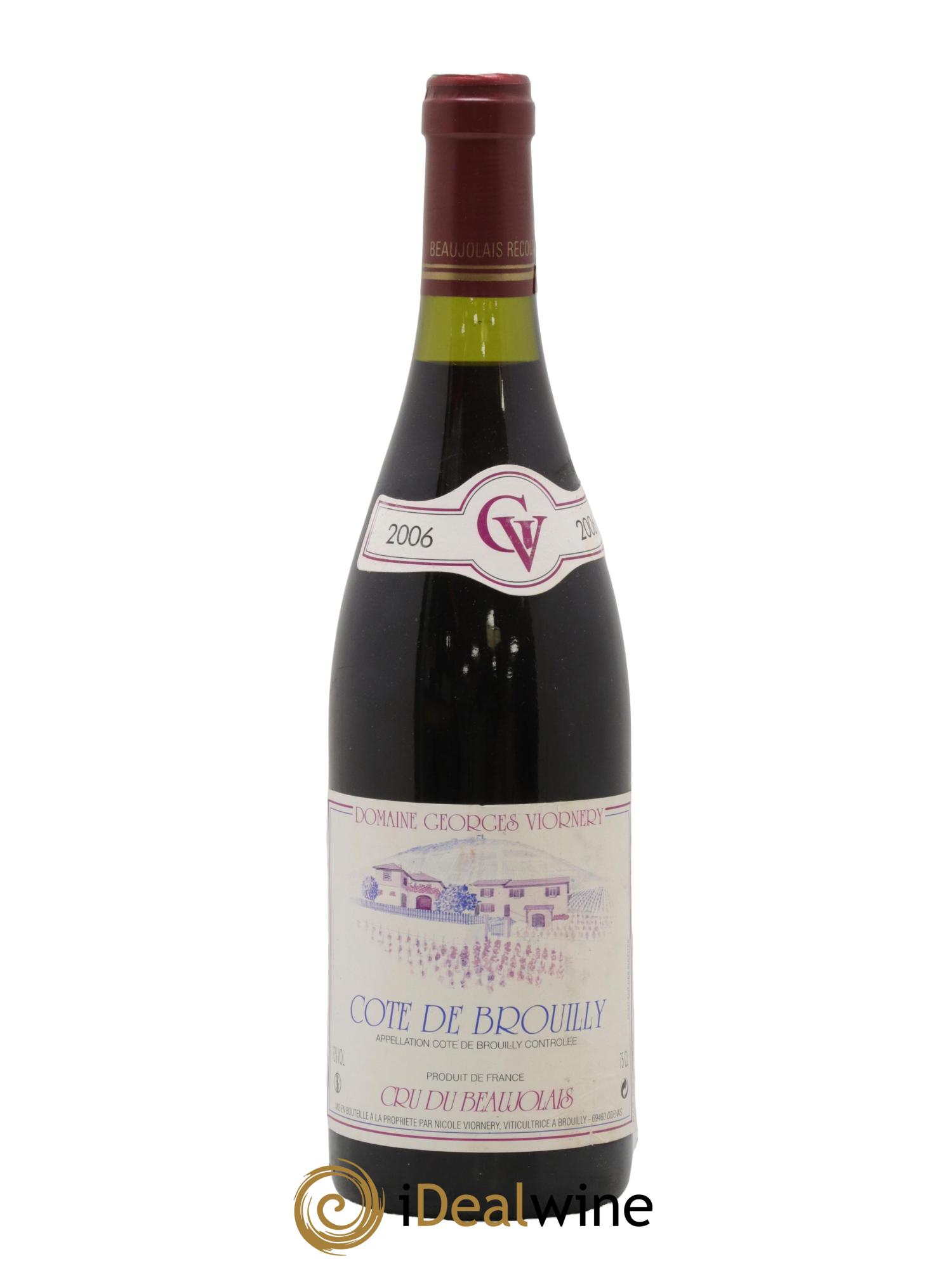 Côte de Brouilly Georges Viornery 2006 - Lot de 1 bouteille - 0