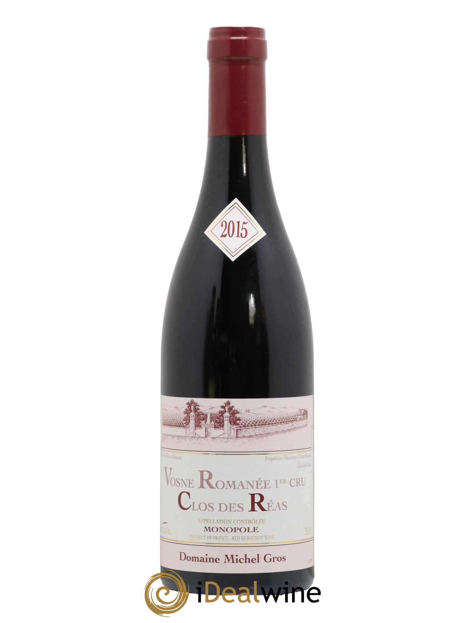 Vosne-Romanée 1er Cru Clos des Réas Michel Gros 2015 - Lot de 1 bouteille - 0