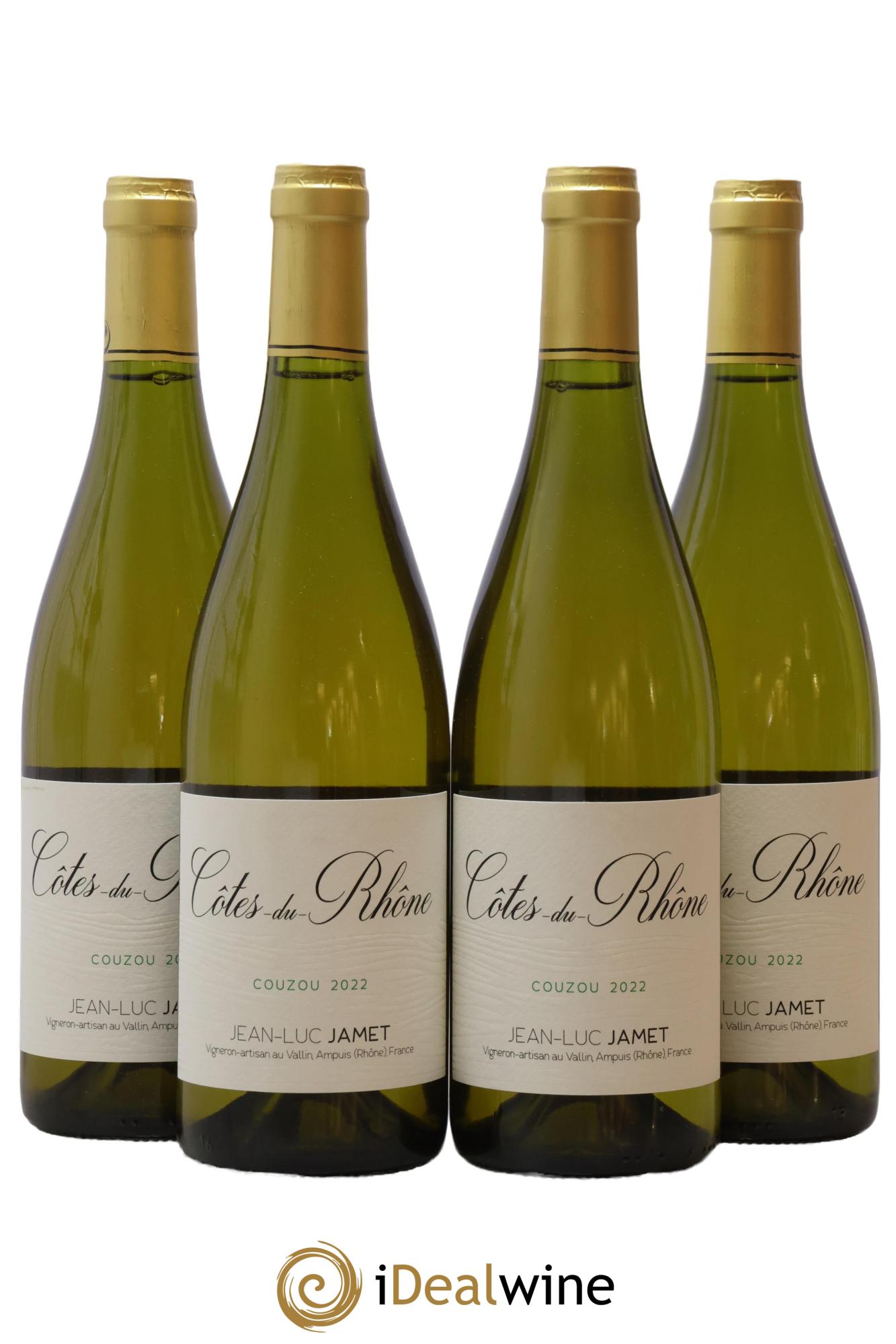 Côtes-du-Rhône Couzou Jean Luc Jamet 2022 - Lot de 4 bouteilles - 0